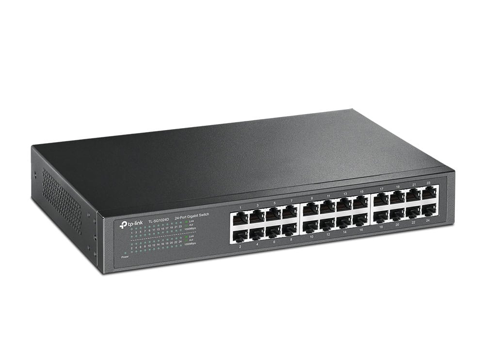 TP-Link TL-SG1024D Unmanaged Gigabit Ethernet (10/100/1000) Grijs (SG1024D) thumbnail