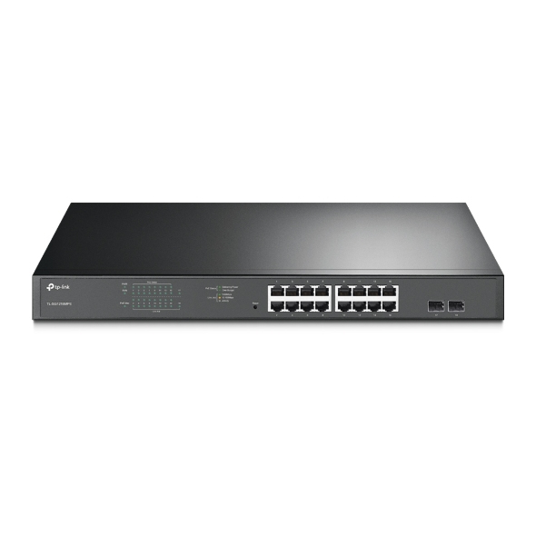 TP-Link TL-SG1218MPE Managed L2 Gigabit Ethernet (10/100/1000) Power over Ethernet (PoE) 1U Zwart (SG1218MPE) thumbnail