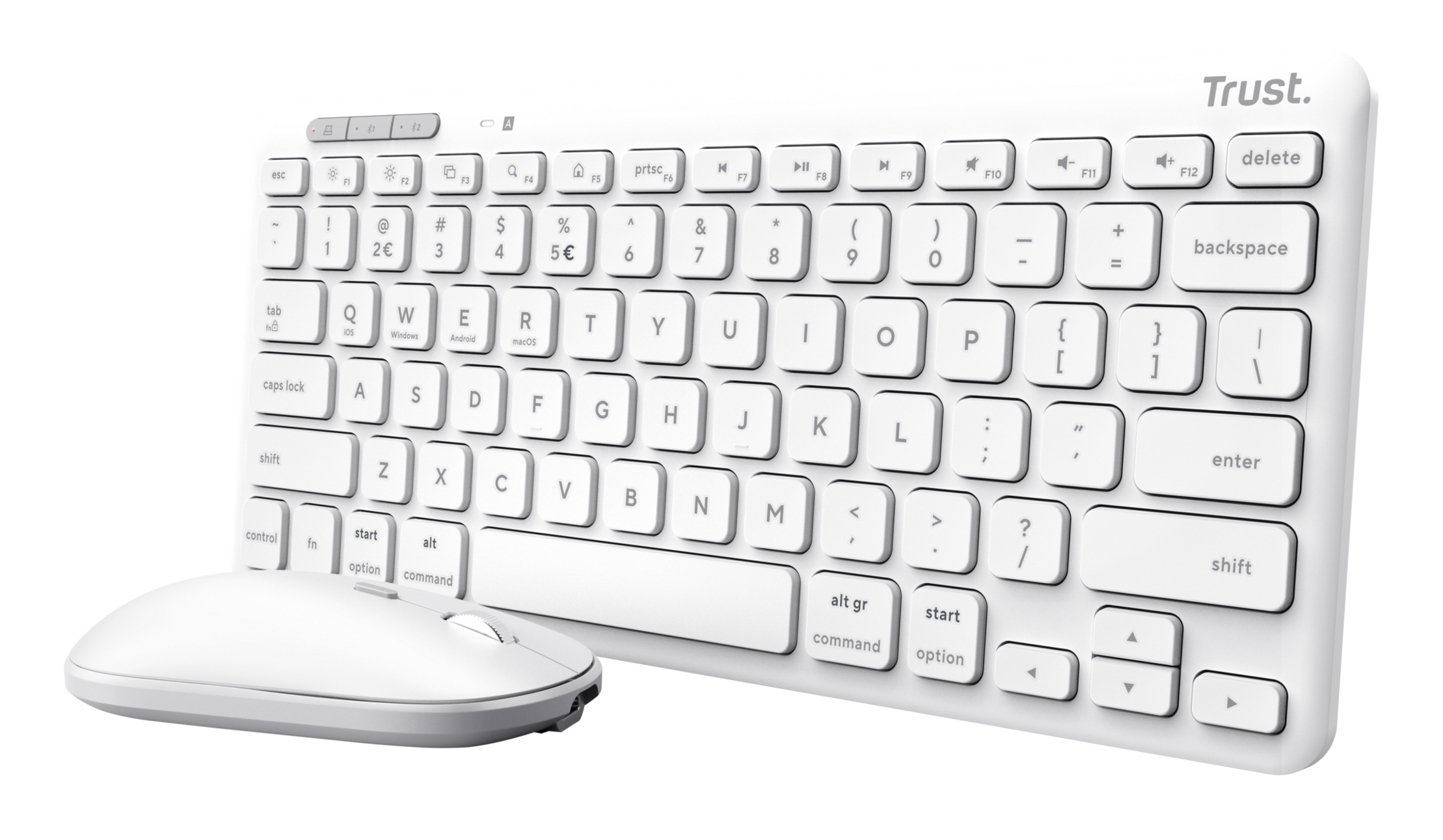 Trust Lyra Multi-Device Wireless Keyboard & Mouse (25075) thumbnail