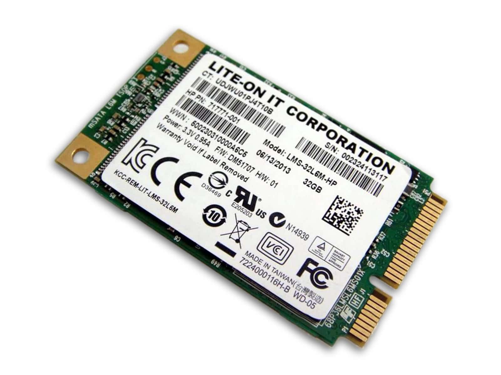 HP SPS-SSD 32GB mSATA (717771-001) thumbnail