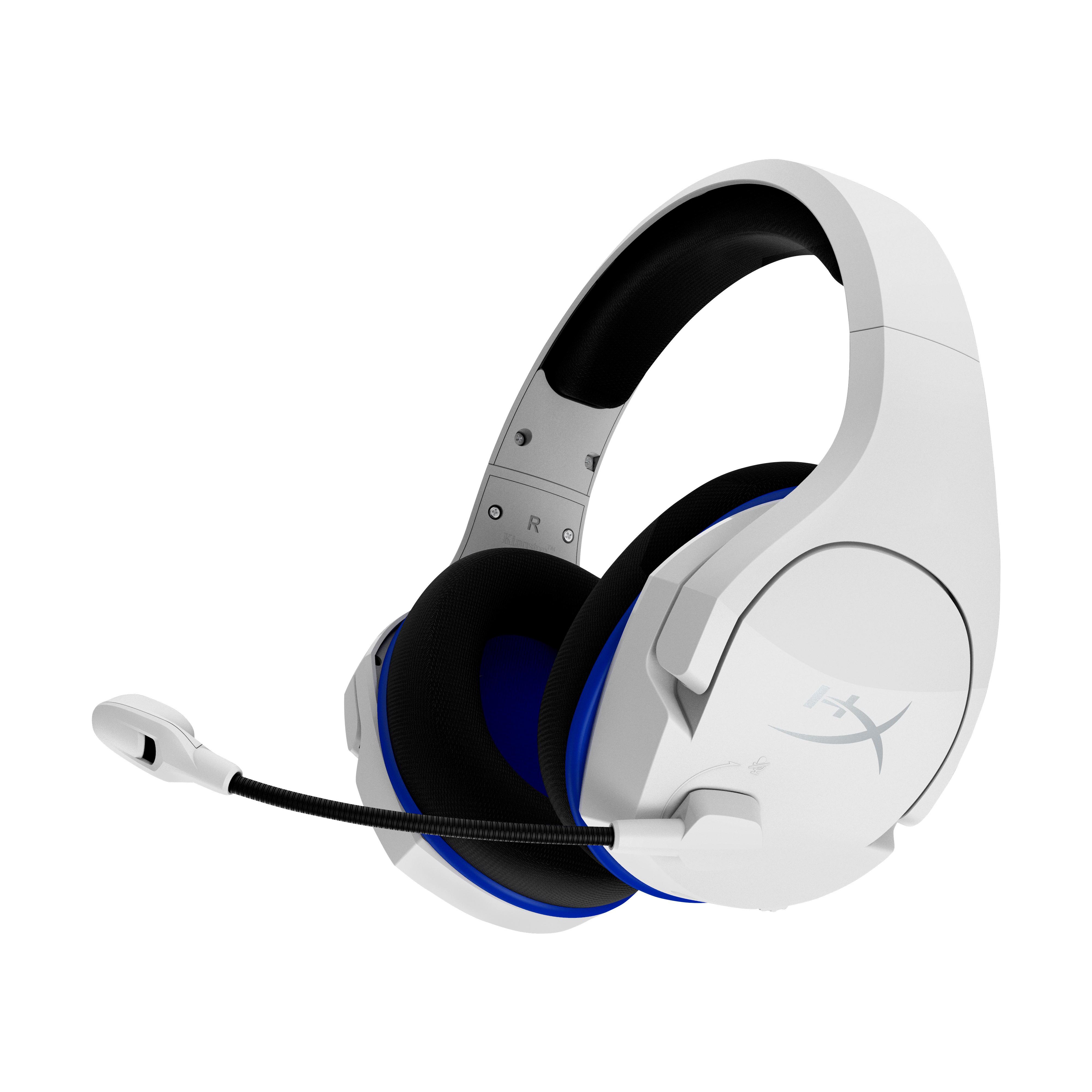 HyperX Cloud Stinger Core - draadloze gamingheadset (wit-blauw) - PS5-PS4 (4P5J1AA) thumbnail