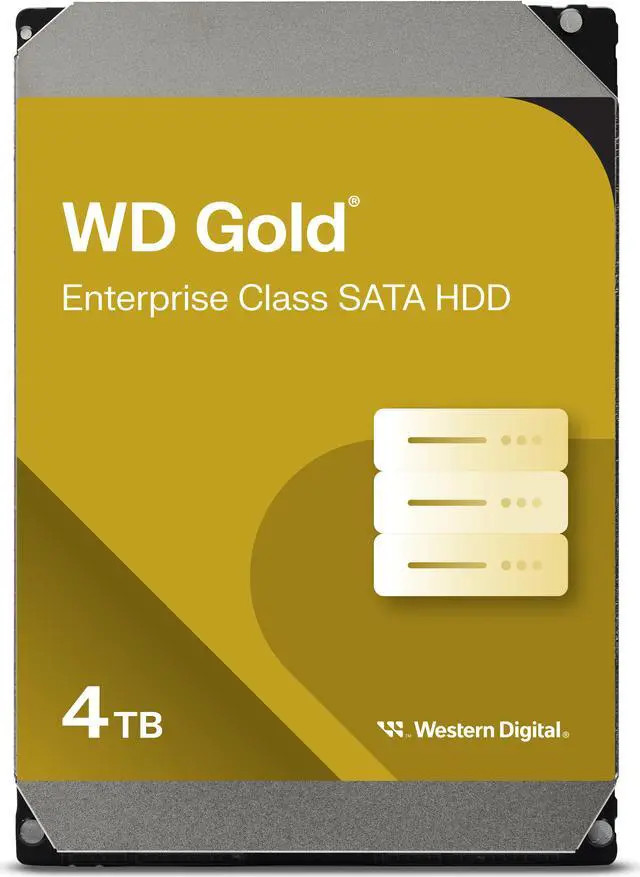 Western Digital WD Gold 4TB 256MB Cache 7200rpm SATA 6 Gb/s 512n 3.5inch (WD4004FRYZ) thumbnail