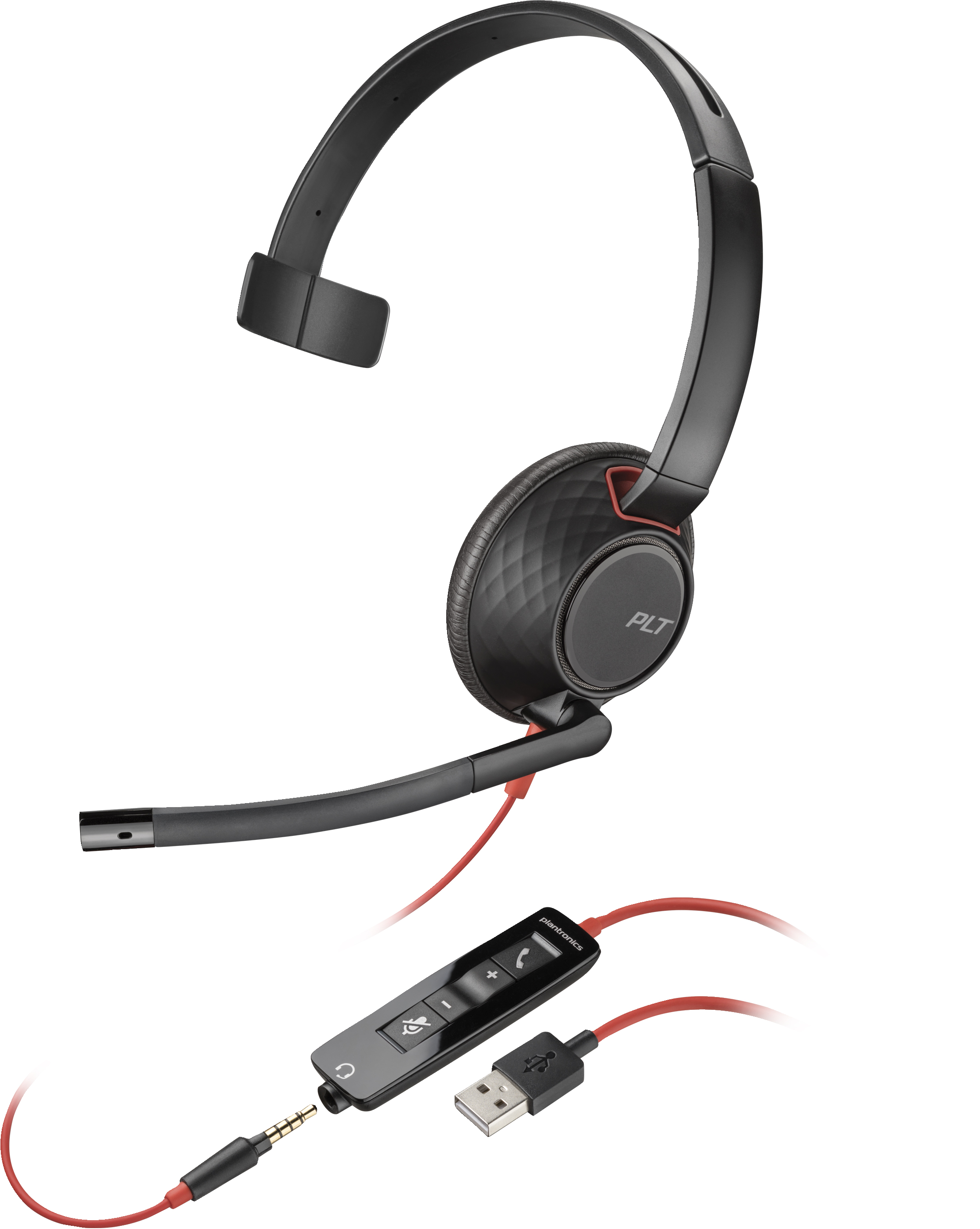 POLY Blackwire 5210 Monaural USB-A Headset (80R98AA) thumbnail