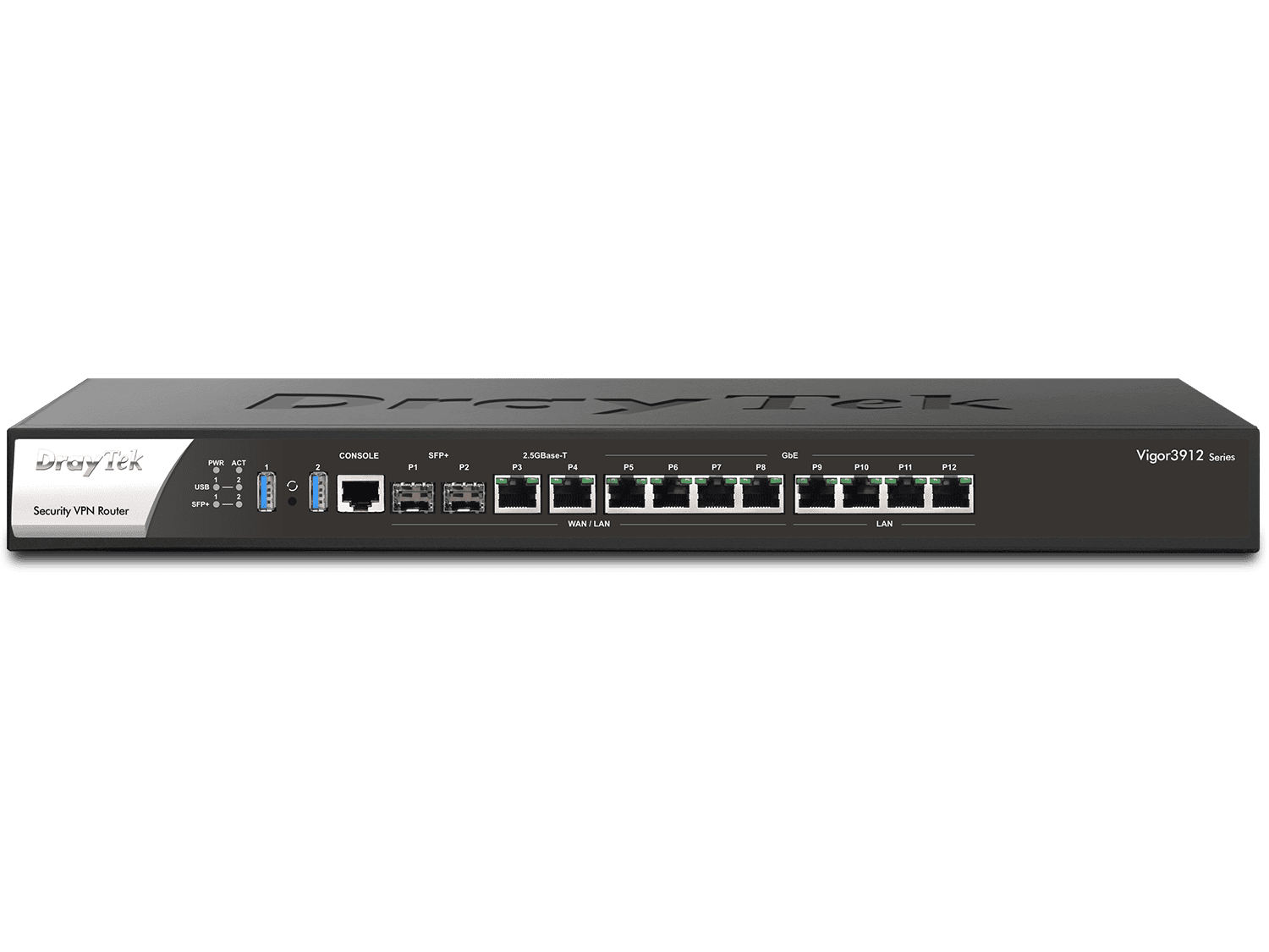DrayTek Vigor 3912s     Hochleistungs-Multi-WAN-Router 10GbE retail (V3912S-DE-AT-CH) thumbnail