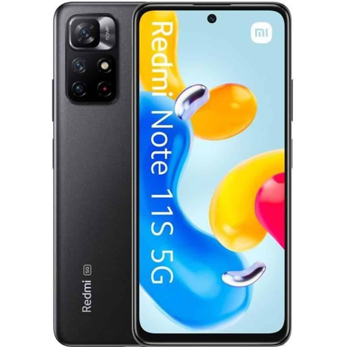 Xiaomi Redmi Note 11s 5G Dual Sim 4GB RAM 128GB - Midnight Black (MZB0BPLEU) thumbnail