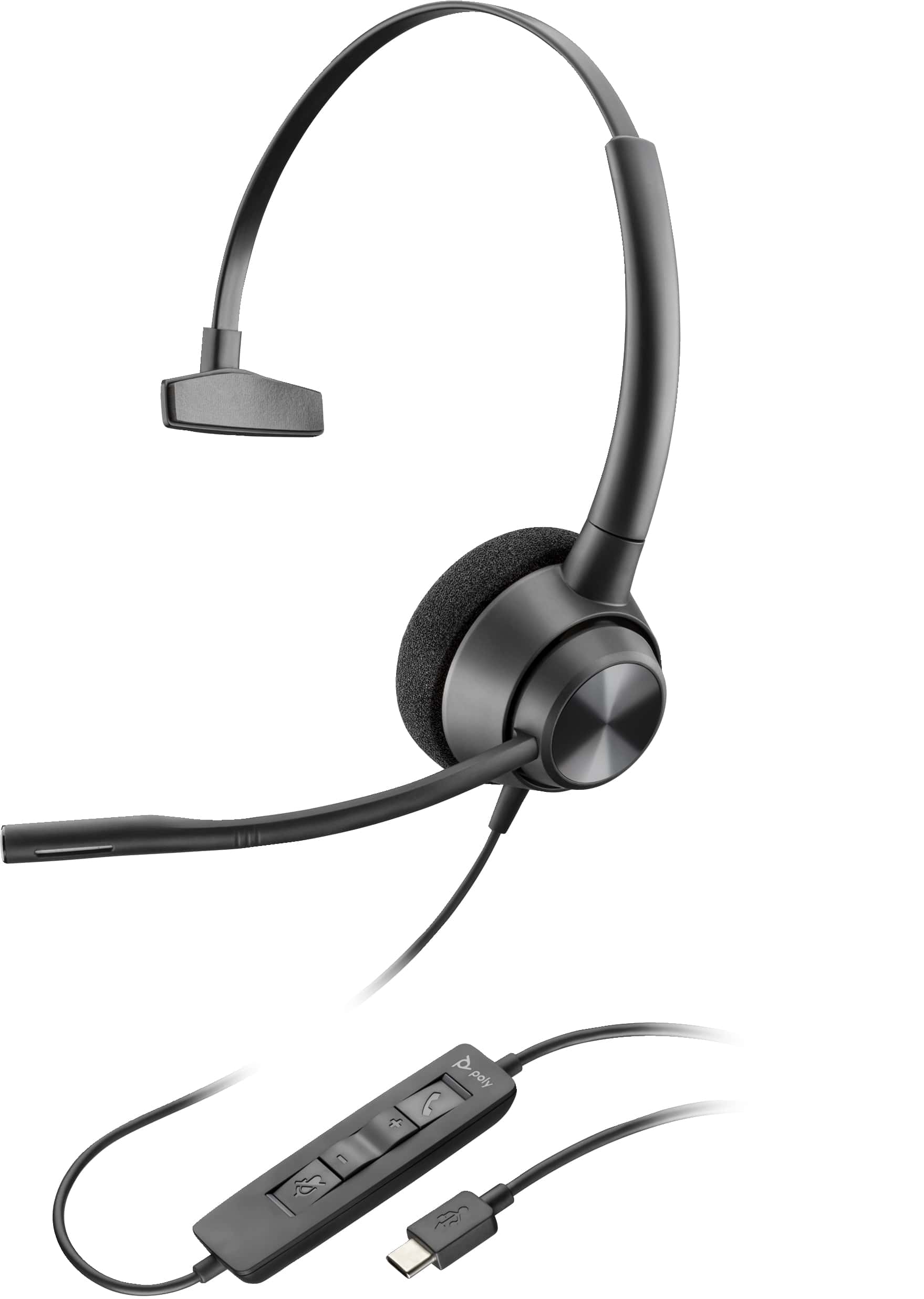 POLY EncorePro 310 USB-C Monoaural Headset TAA (760Q8AA) thumbnail