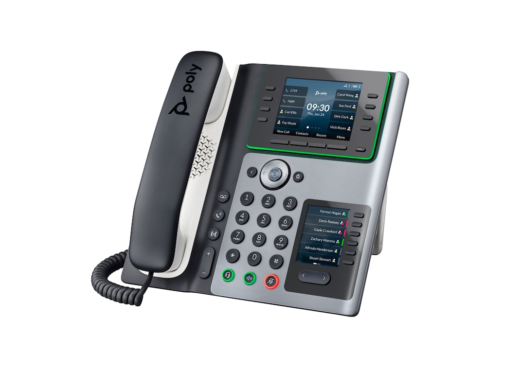 HP Poly Edge E450 IP Phone and PoE-enabled (82M90AA) thumbnail