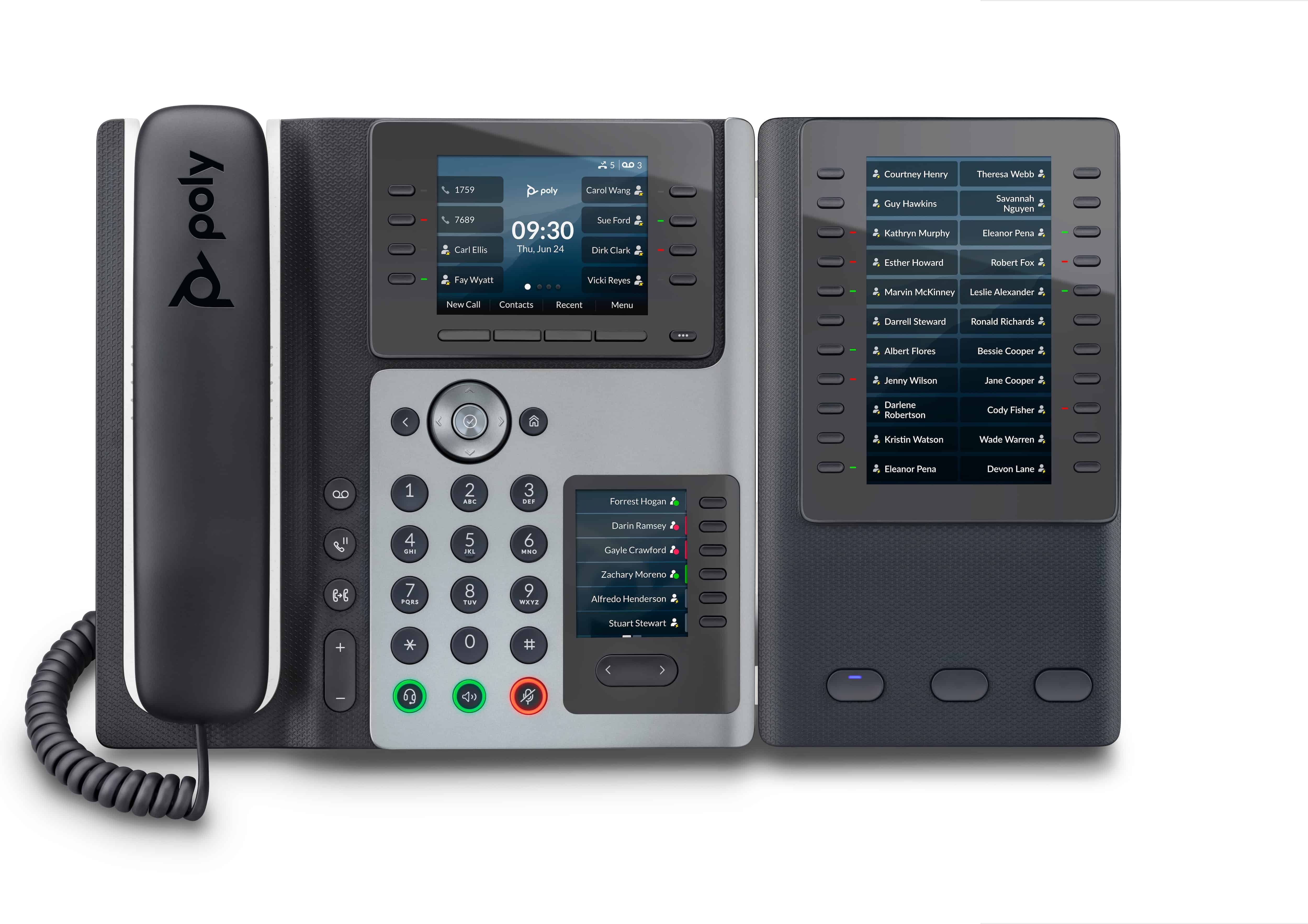 POLY Edge E400 IP-telefoon met PoE-ondersteuning (82M93AA) thumbnail