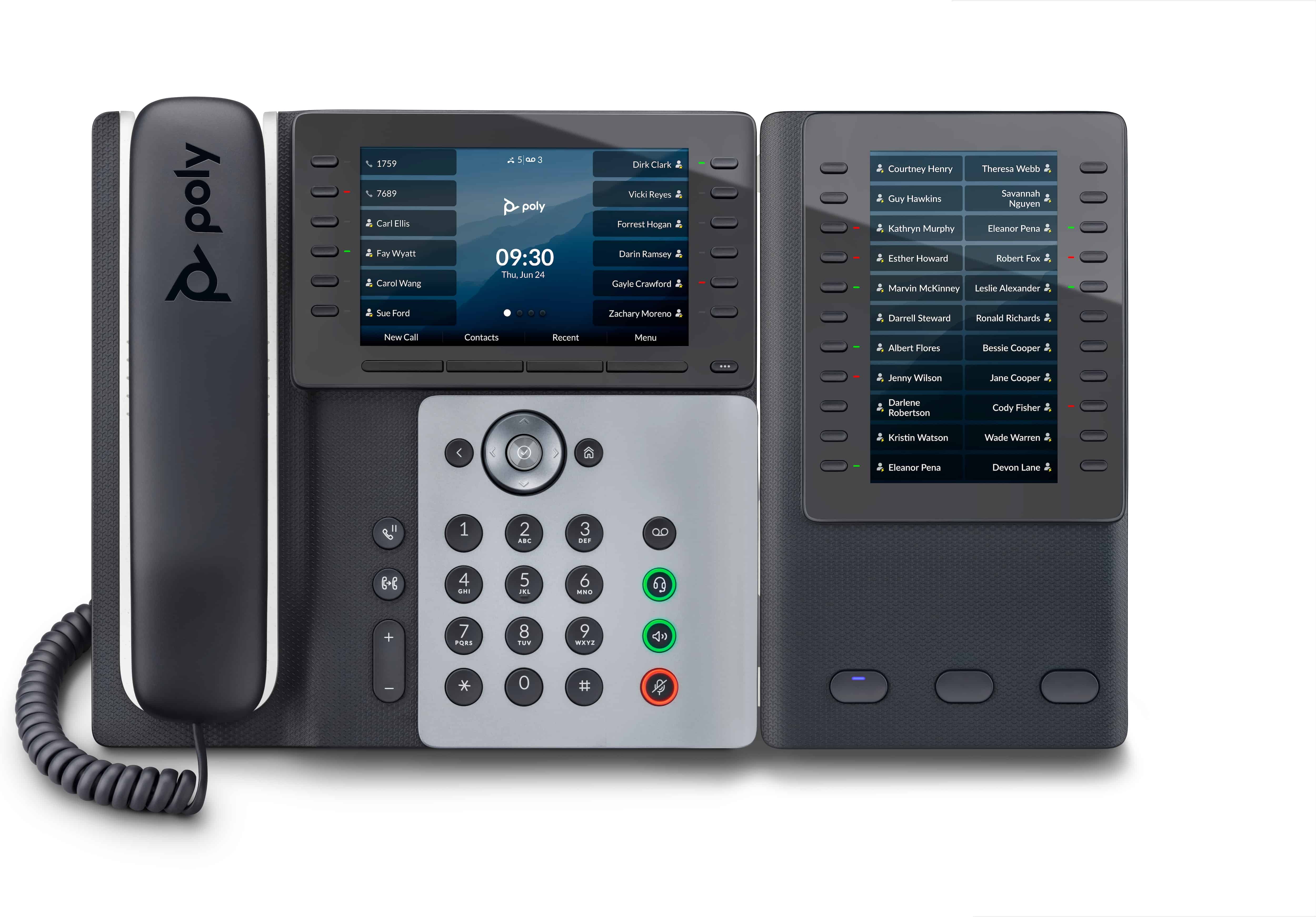 POLY Edge E500 IP-telefoon met PoE-ondersteuning (82M94AA) thumbnail
