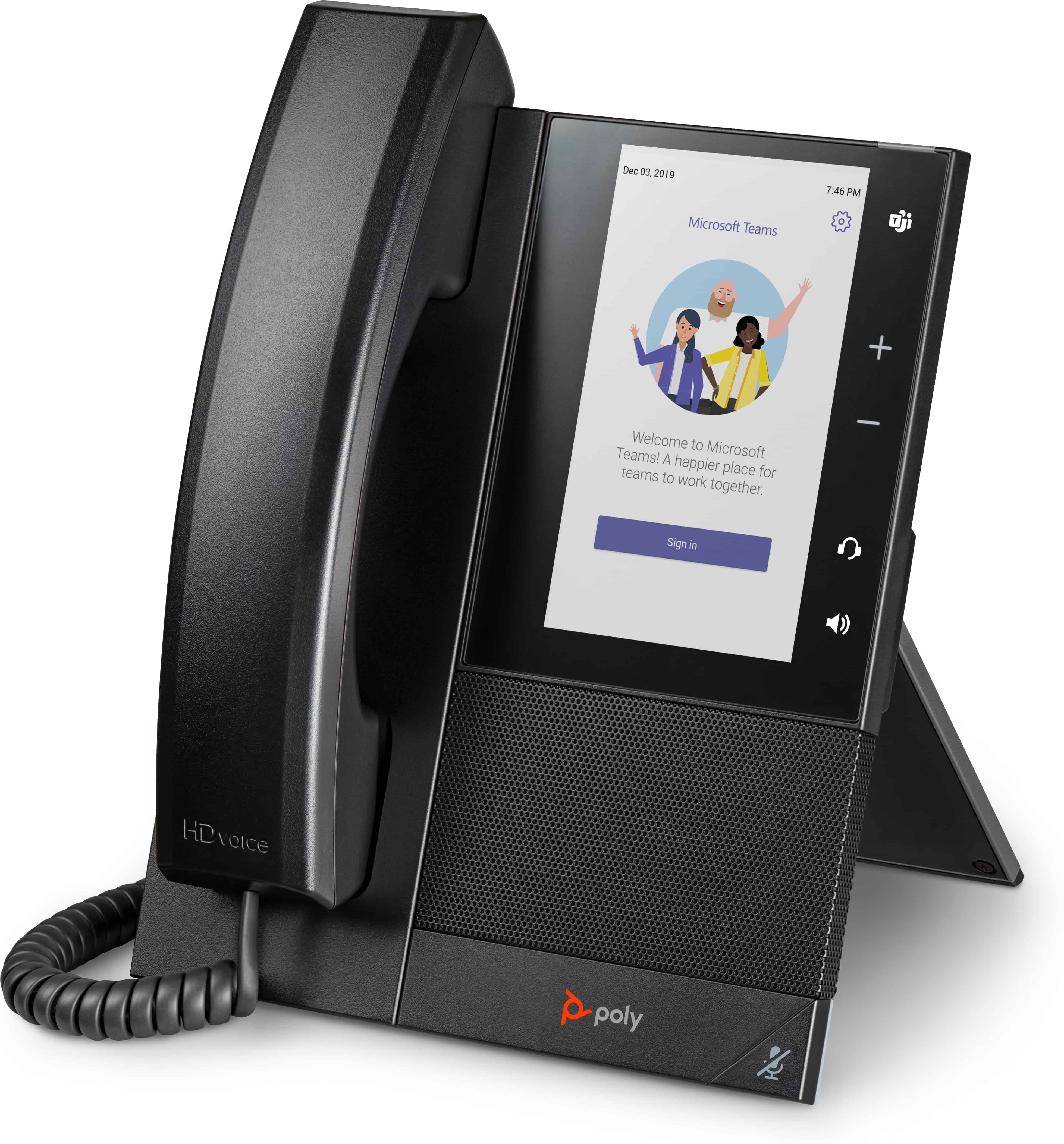 POLY CCX 505 Business Media Phone voor Microsoft Teams met PoE-ondersteuning (82Z79AA) thumbnail