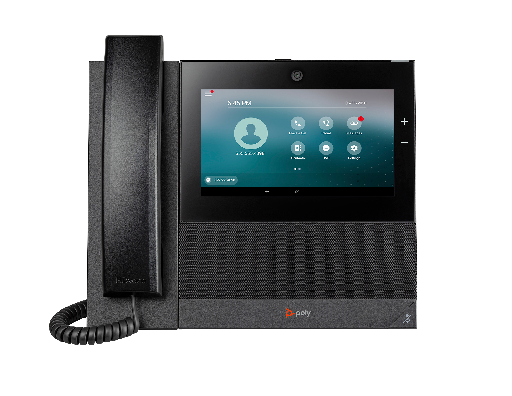 HP Poly CCX 700 Business Media Phone met ondersteuning voor Open SIP en PoE (82Z83AA) thumbnail