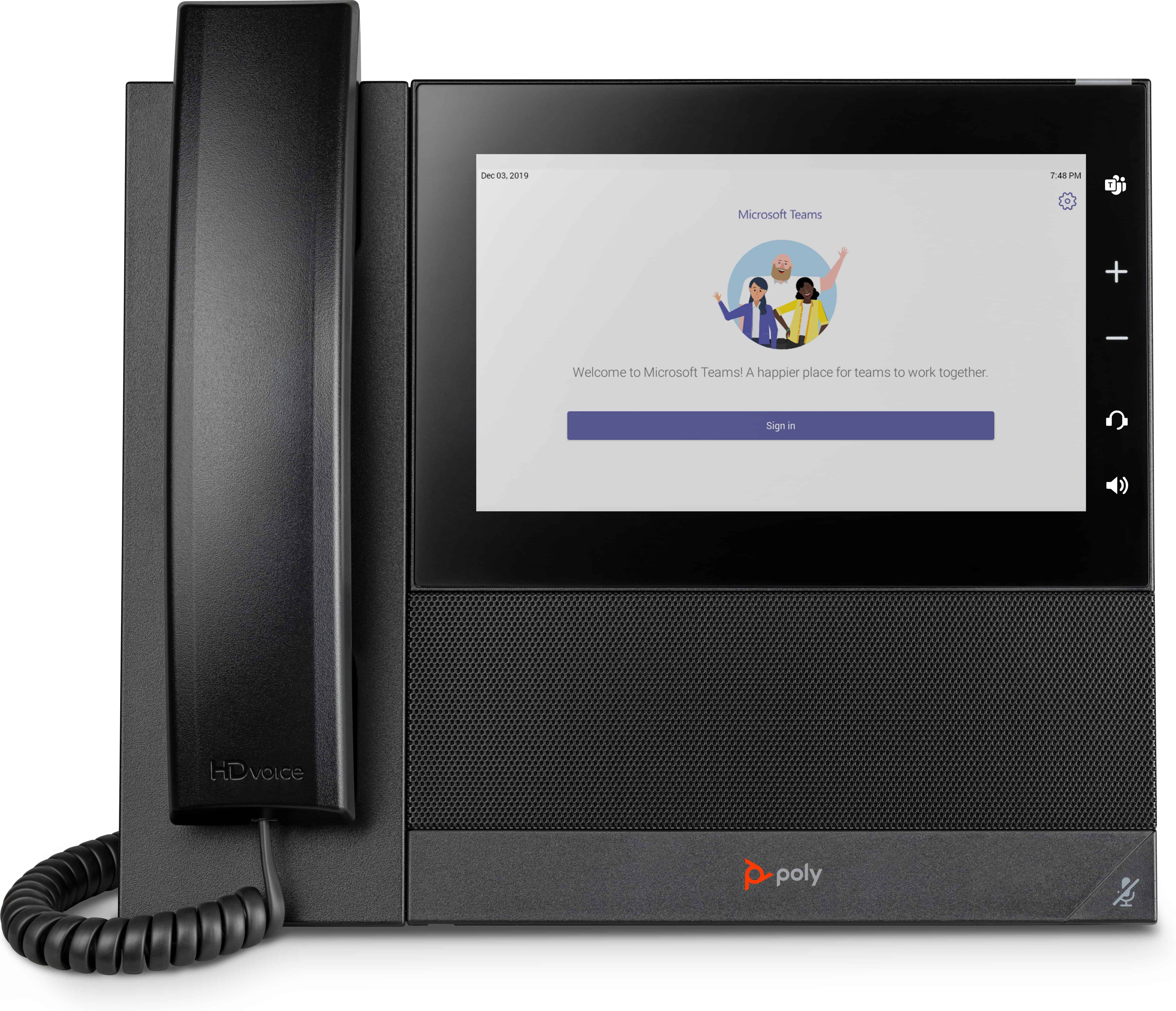 POLY CCX 600 Business Media Phone voor Microsoft Teams met PoE-ondersteuning (82Z84AA) thumbnail