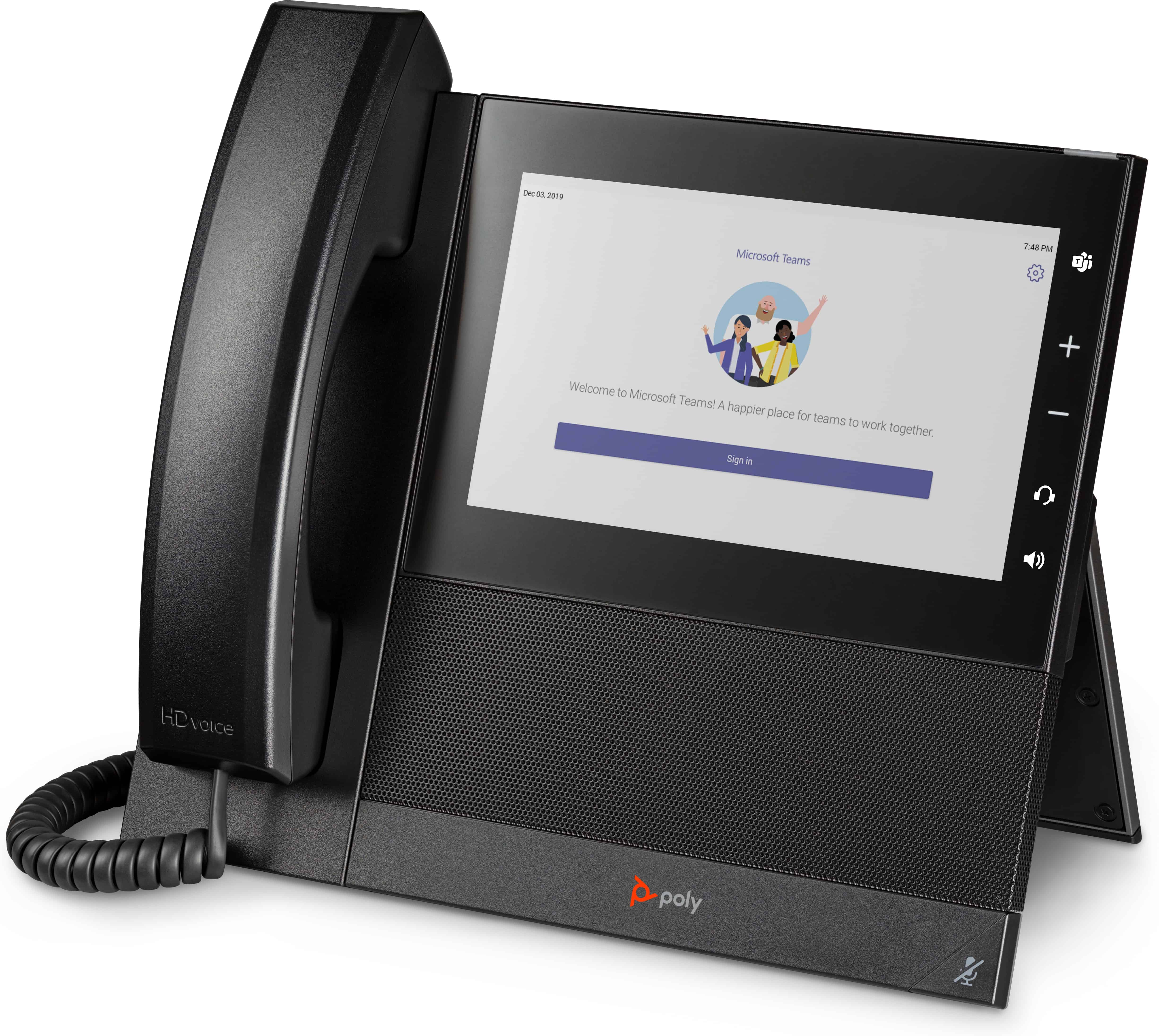POLY CCX 600 Business Media Phone voor Microsoft Teams met PoE-ondersteuning (82Z84AA) thumbnail