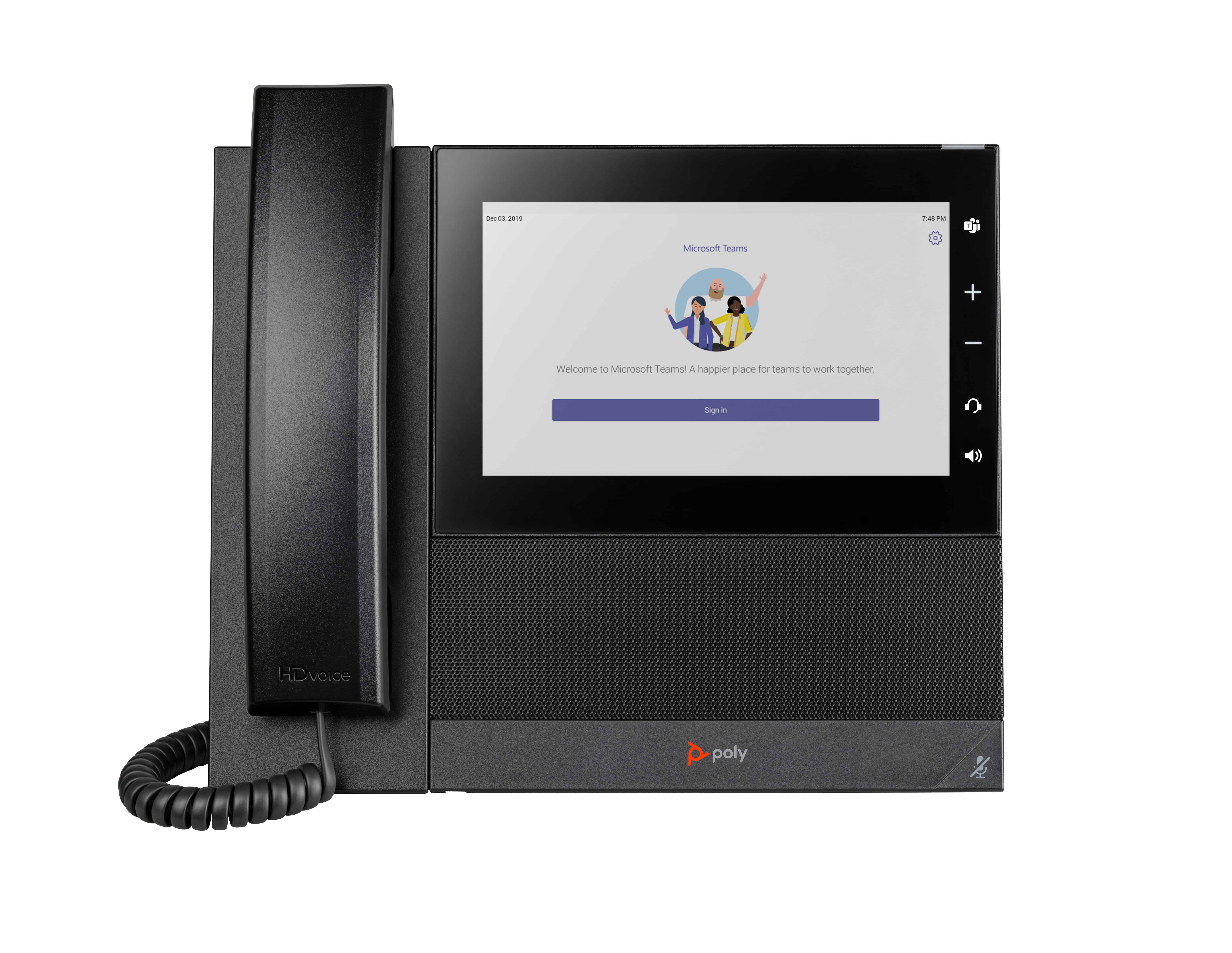 HP Poly CCX 600 Business Media Phone voor Microsoft Teams met PoE-ondersteuning (82Z84AA) thumbnail