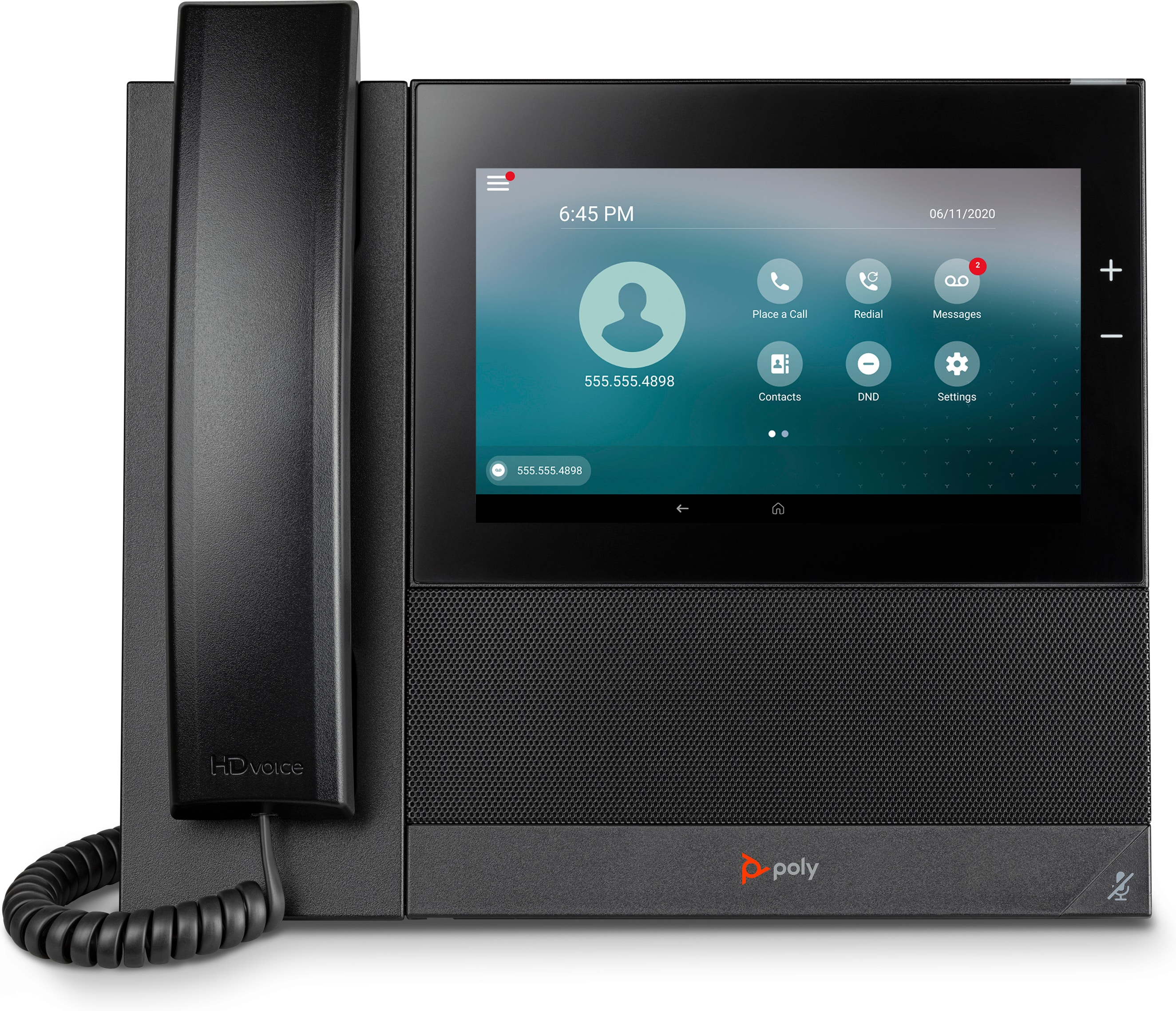 POLY CCX 600 Business Media Phone met ondersteuning voor Open SIP en PoE (82Z85AA) thumbnail