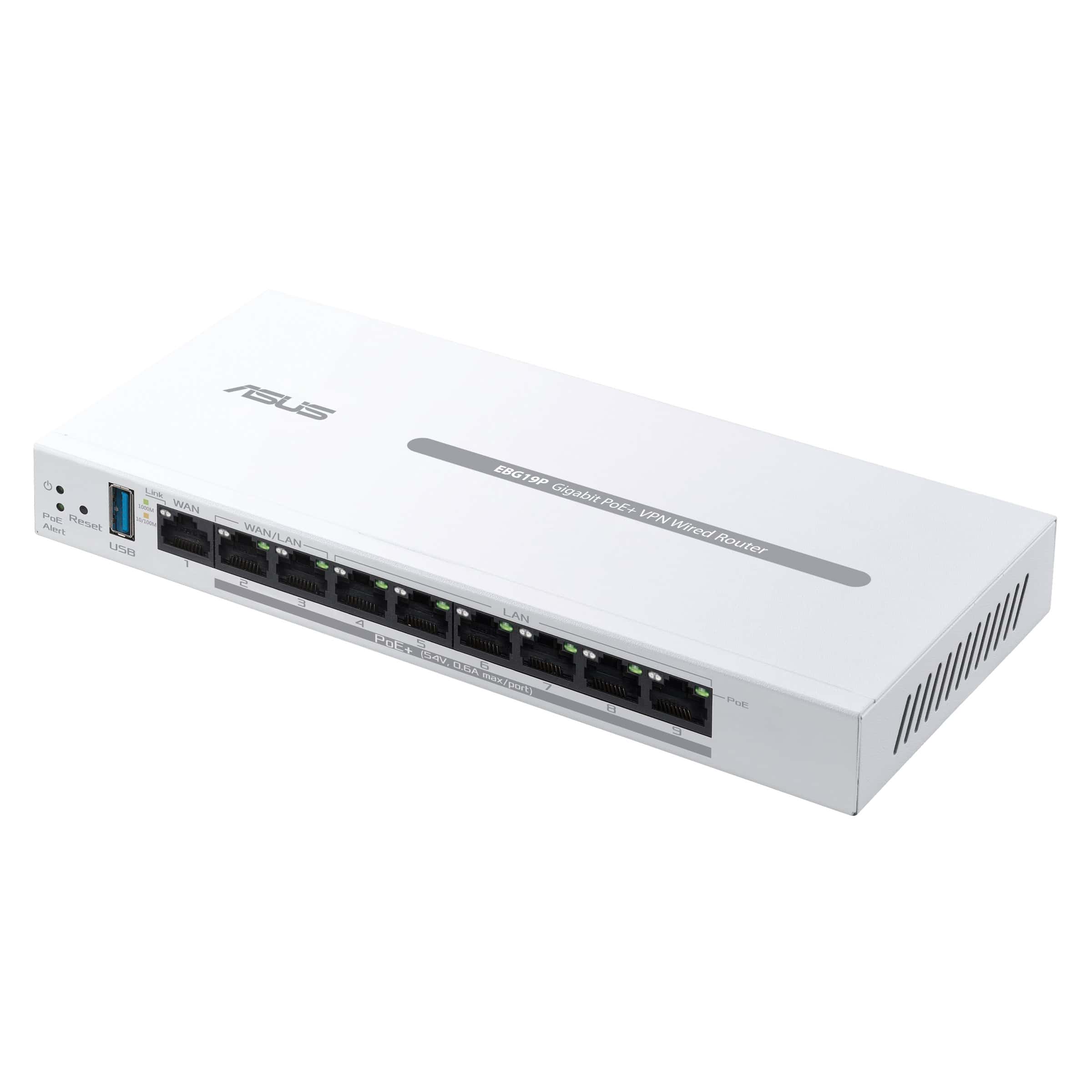 ASUS ExpertWiFi EBG19P bedrade router Gigabit Ethernet Wit (90IG08C0-MO3B00) thumbnail
