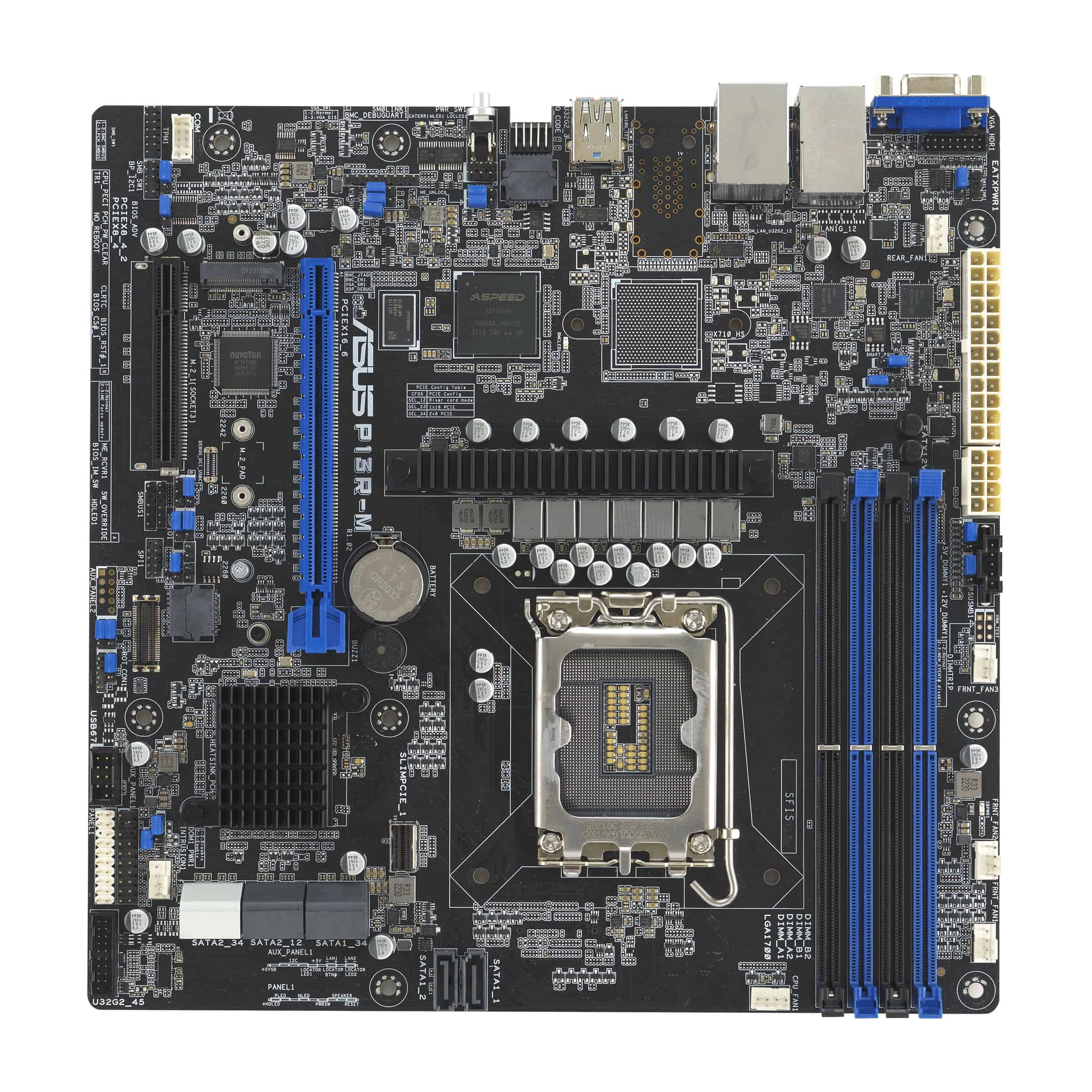 ASUS P13R-M Intel C262 LGA 1700 micro ATX (90SB0C70-M0UAY0) thumbnail