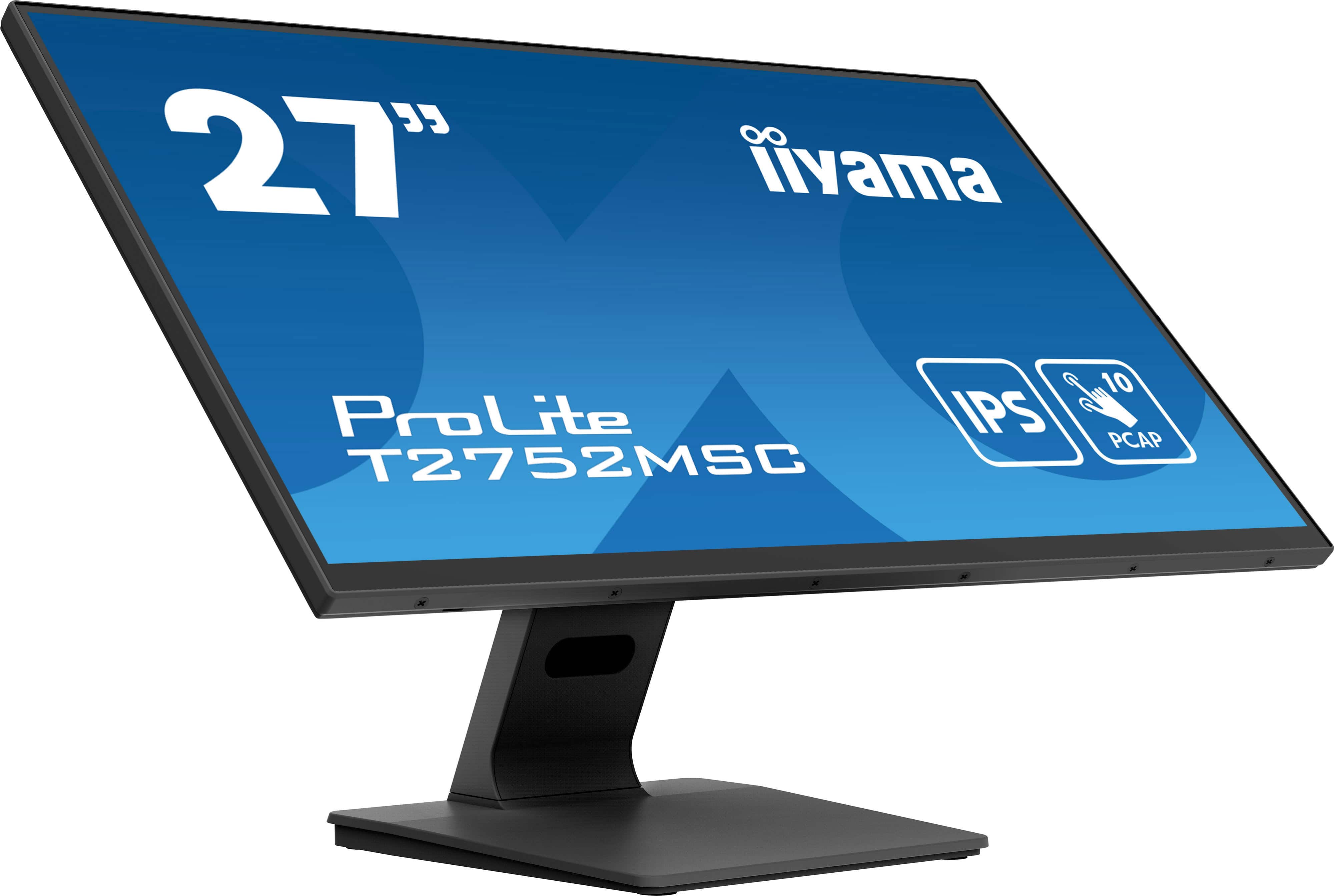 iiyama ProLite T2752MSC-B1 computer monitor 68,6 cm (27") 1920 x 1080 Pixels Full HD LED Touchscreen Zwart (T2752MSC-B1) thumbnail