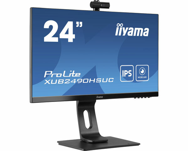 iiyama ProLite XUB2493HSU-B1 computer monitor 60,5 cm (23.8) 1920 x 1080 Pixels Full HD LED Zwart (XUB2490HSUH-B1) thumbnail