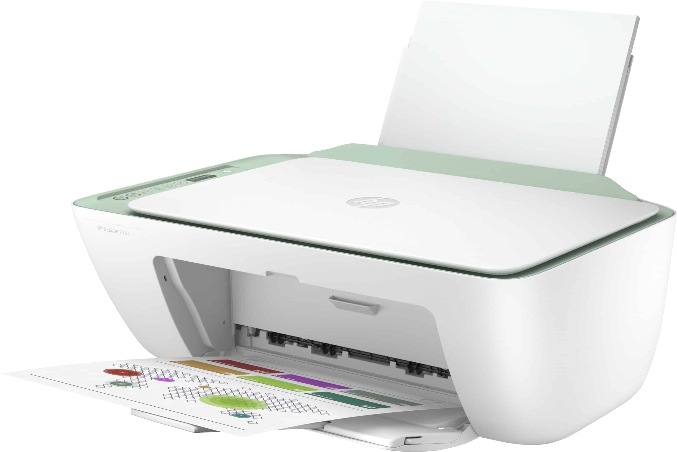 HP DeskJet 2724 All-in-One printer, Kleur, Printer voor Home, Printen, kopiëren, scannen, Scans naar pdf (7FR50B#629) thumbnail