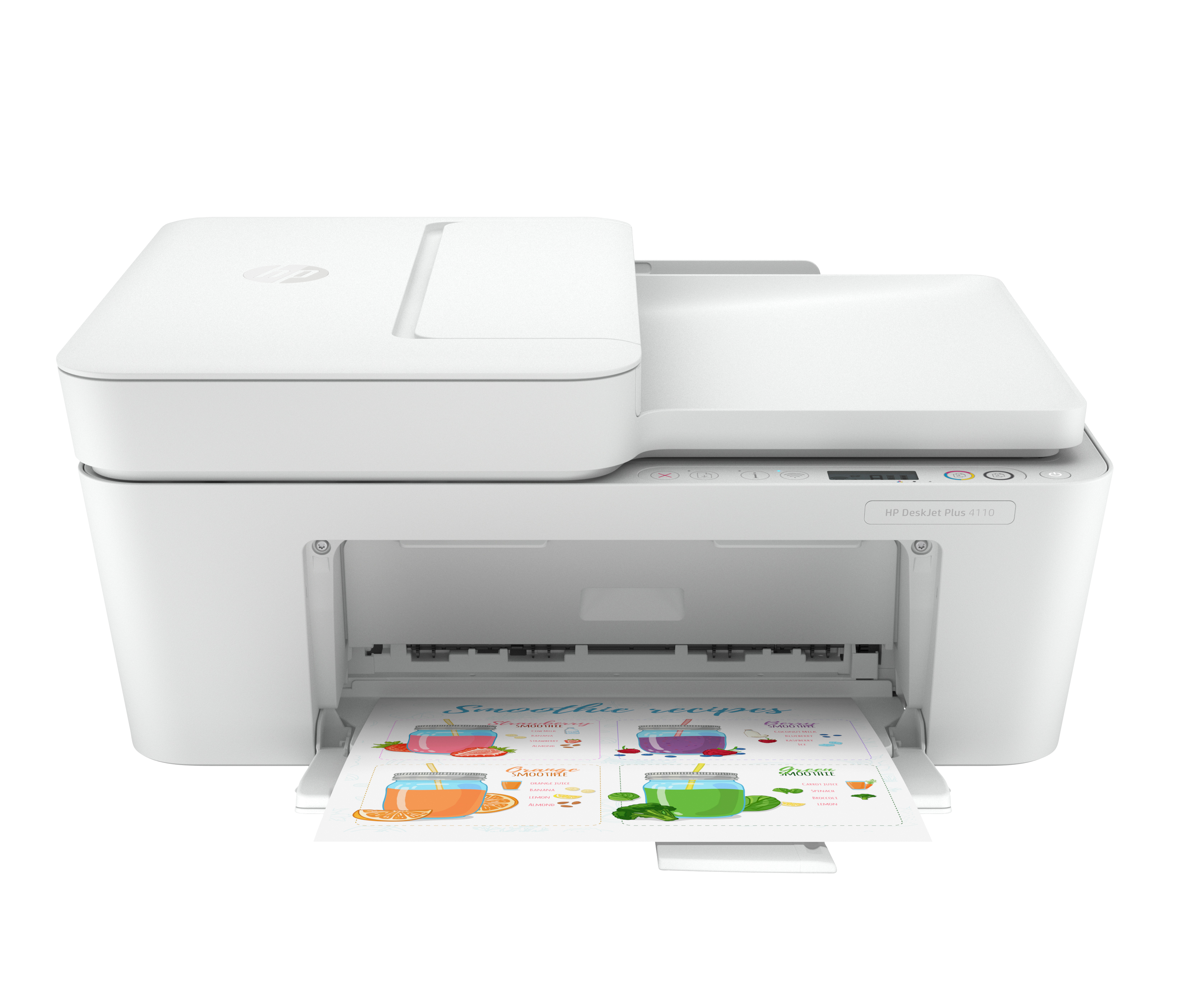HP DeskJet Plus 4110 All-in-One printer, Kleur, Printer voor Home, Printen, kopiëren, scannen, draadloos, mobiele fax verzenden, Scans naar pdf (7FS81B#629) thumbnail