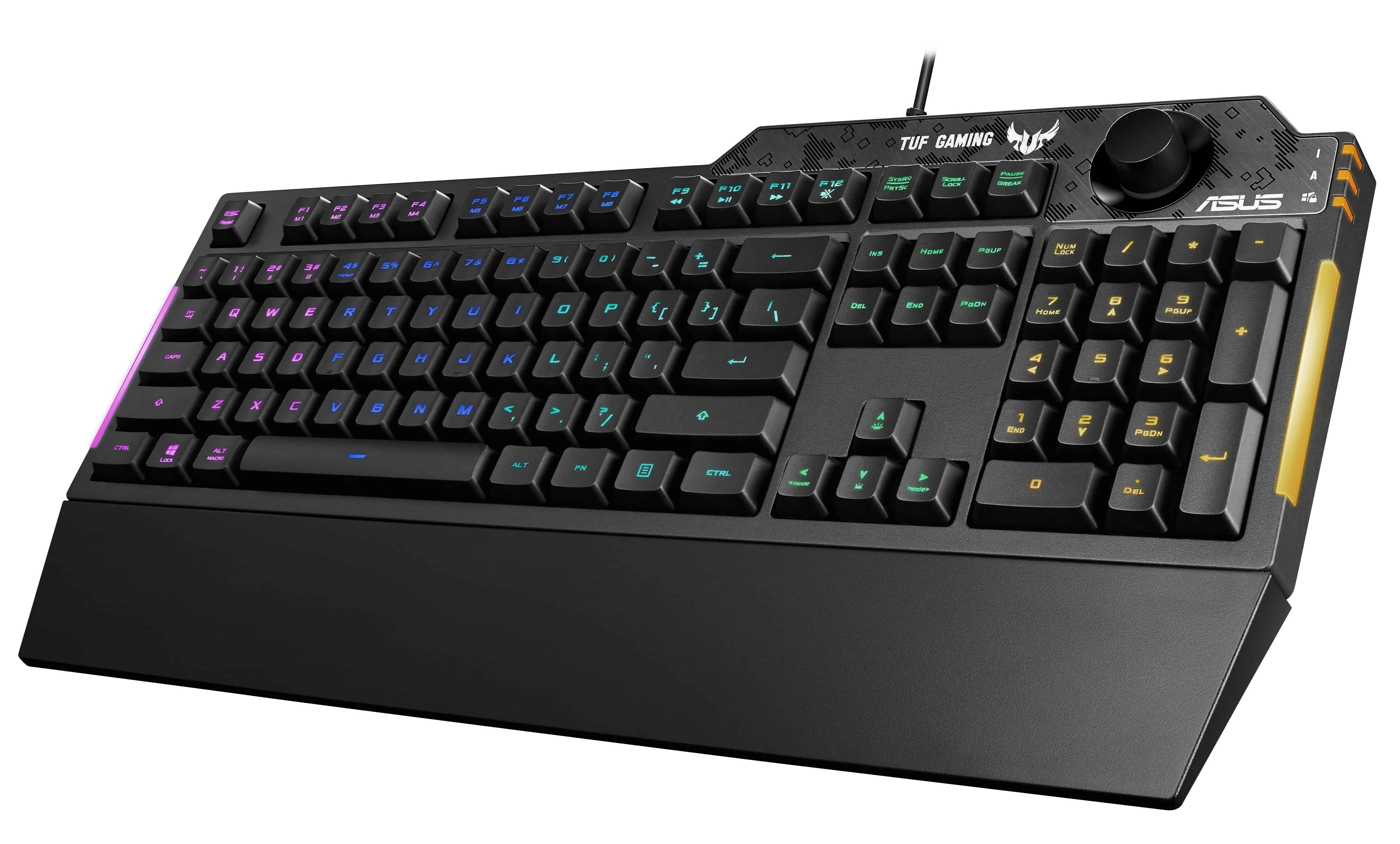 ASUS TUF GAMING K1 toetsenbord USB Zwart (90MP01X0-BKUA00) thumbnail