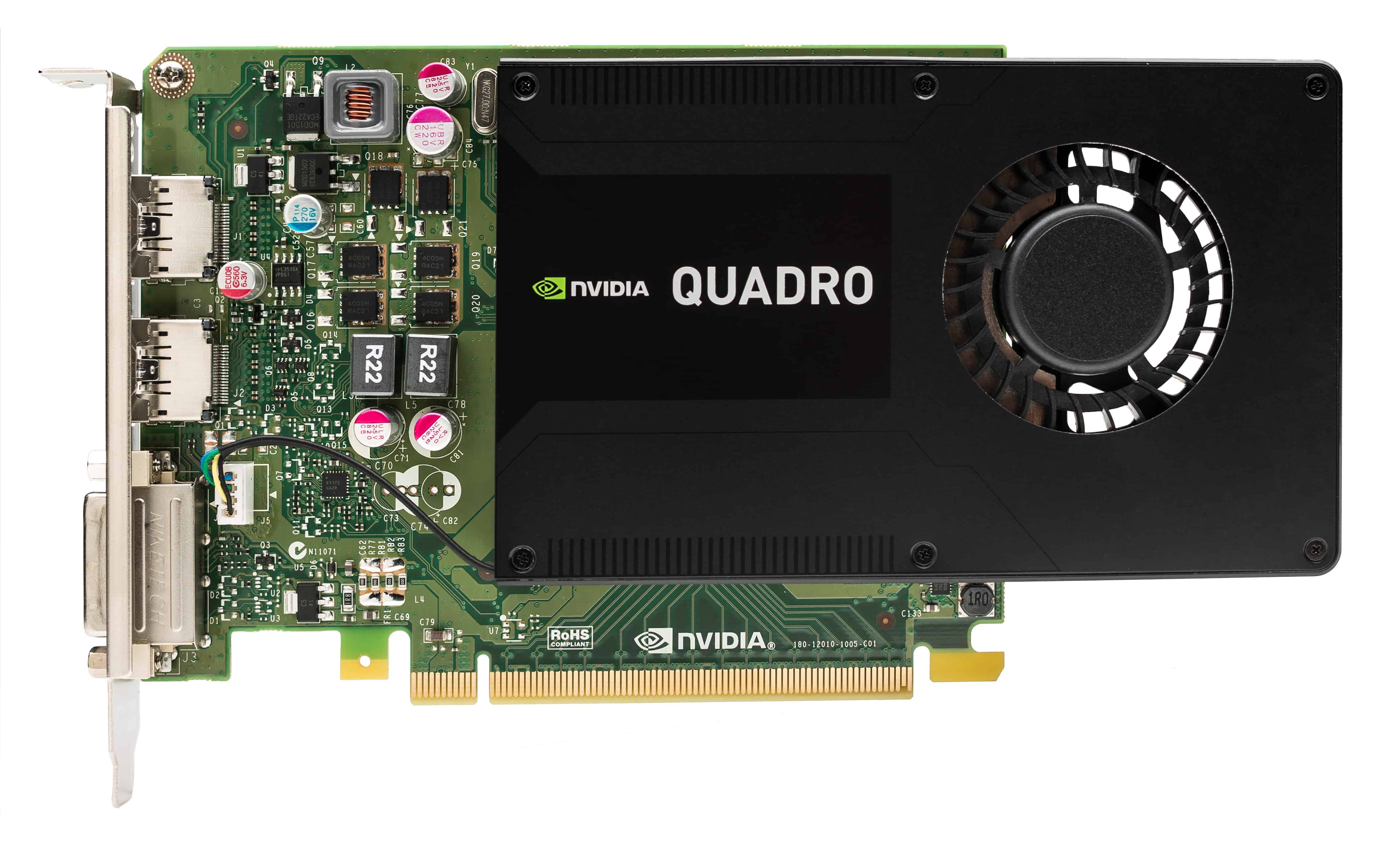 HP NVIDIA Quadro K2200 4-GB grafische kaart (J3G88AT) thumbnail