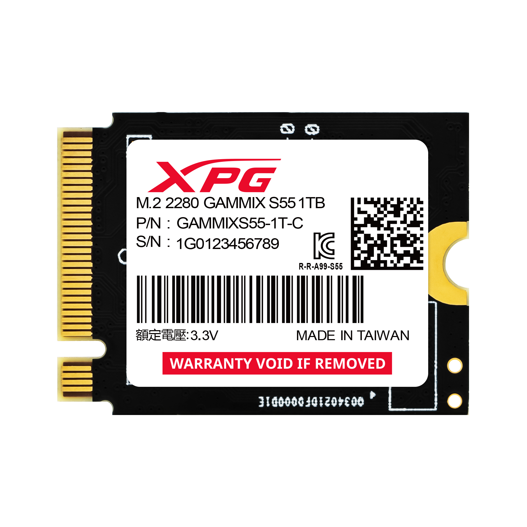 ADATA SGAMMIXS55-1T-C internal solid state drive 1 TB M.2 PCI Express 4.0 NVMe 3D NAND (SGAMMIXS55-1T-C) thumbnail