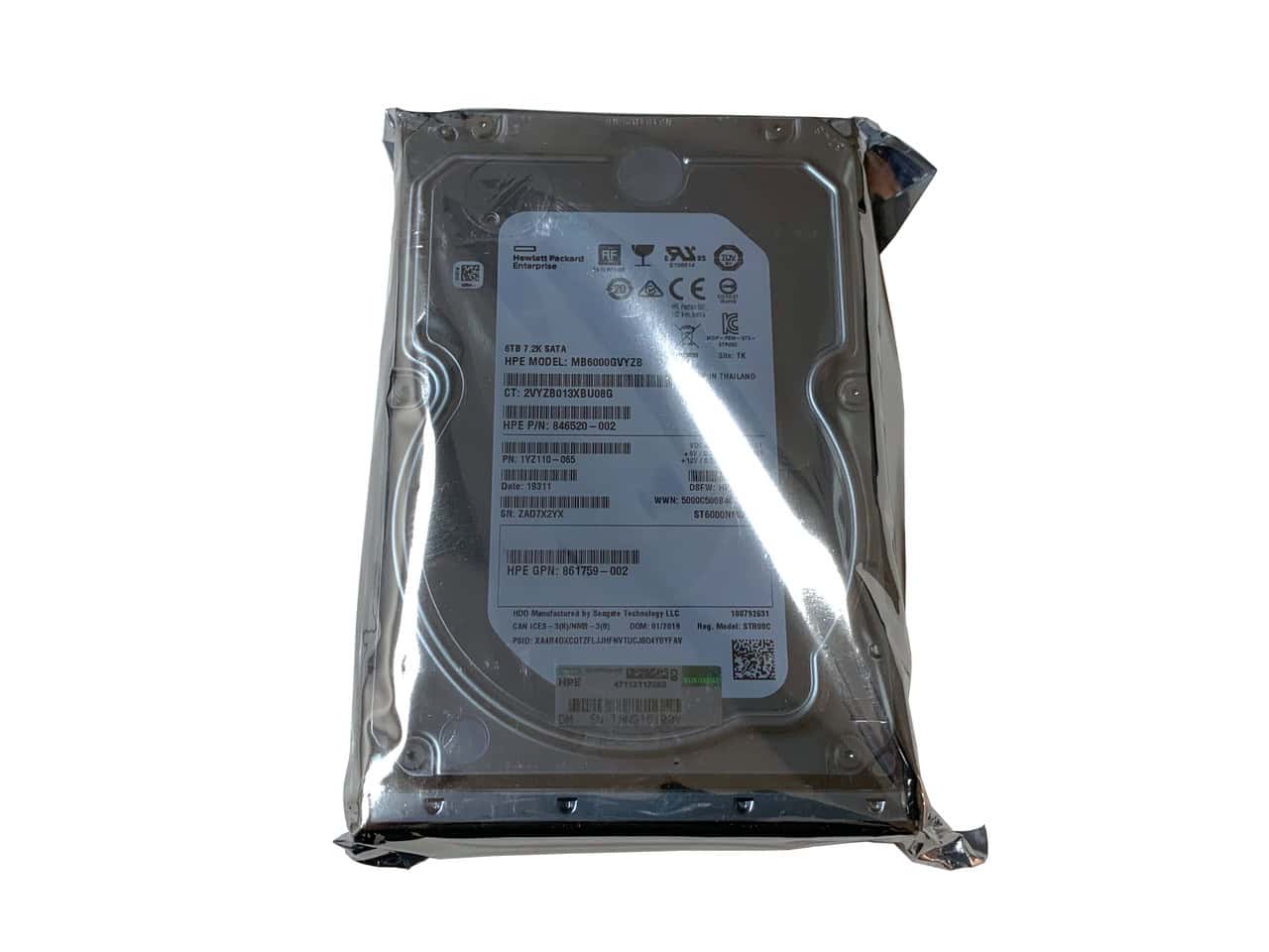 HP SPS-DRV HDD 6TB 6G 7.2K LFF SATA MDL LP (862134-001) thumbnail