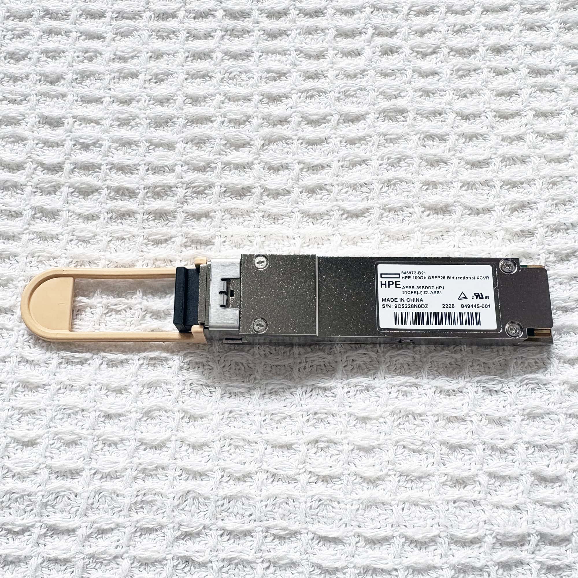 HP Bidirectional transceiver - QSFP28 receiver module (845972-B21) thumbnail