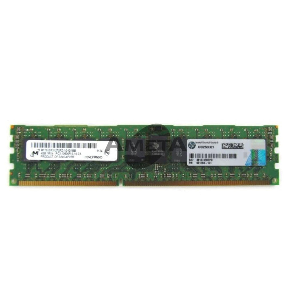 HP 4GB 1x4GB PC3-8500 Registered (501535-001) thumbnail
