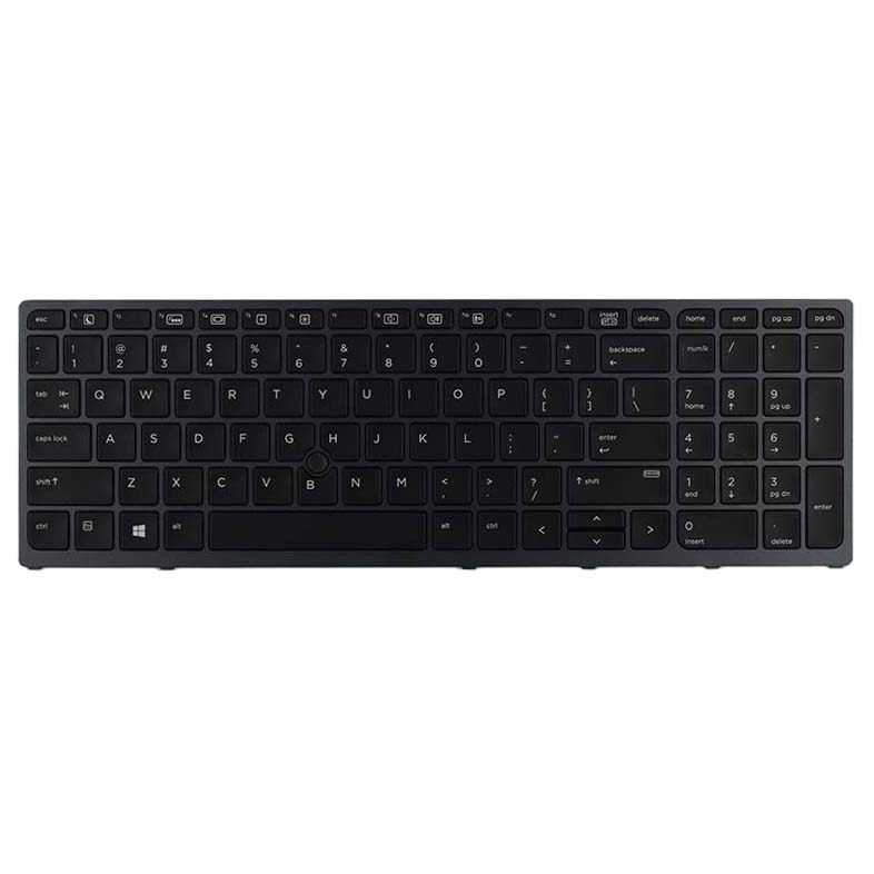 HP Backlit keyboard assembly (France) Toetsenbord (848311-051) thumbnail