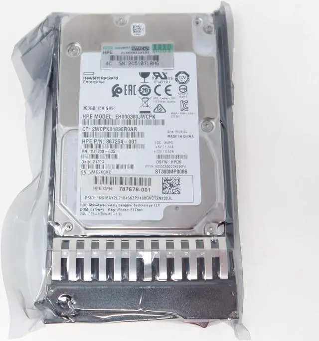 HP HDD 300GB 12G 15K SFF SAS (873031-001) thumbnail