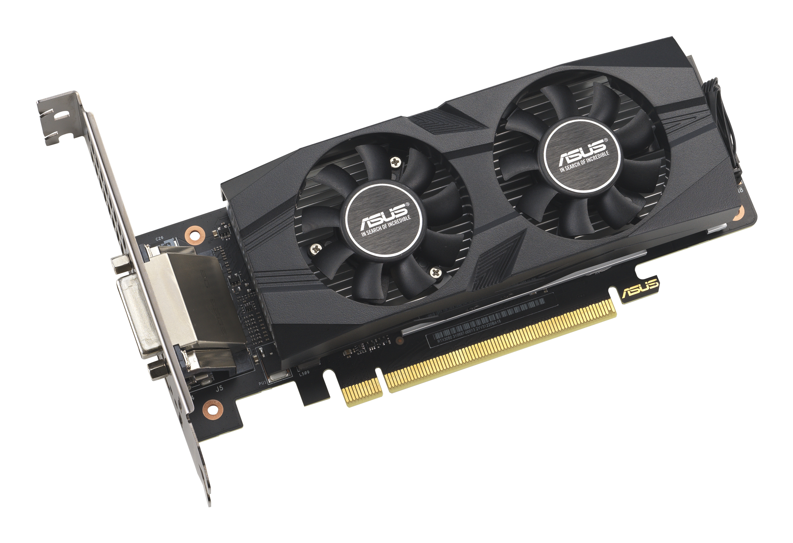 ASUS GeForce RTX 3050 LP BRK OC Edition NVIDIA 6 GB GDDR6 (90YV0KQ0-M0NA00) thumbnail