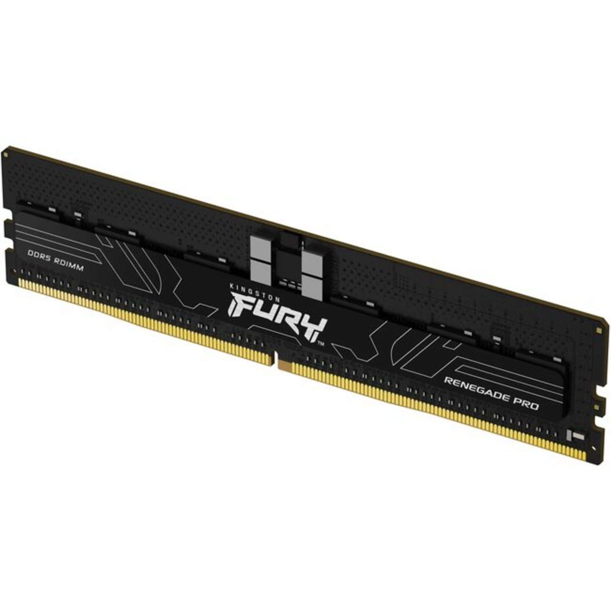 Kingston Technology FURY 32GB 5600MT/s DDR5 ECC Reg CL28 DIMM Renegade Pro EXPO (KF556R28RBE2-32) thumbnail