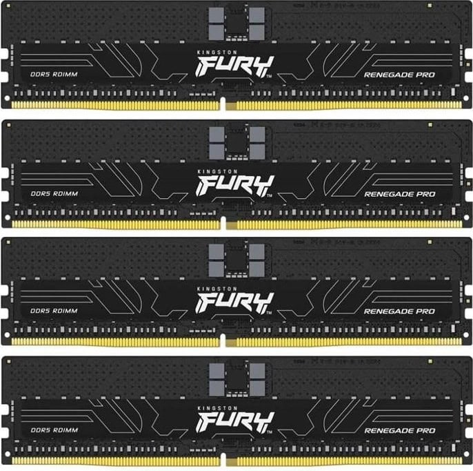 Kingston 128GB 5600 DDR5 ECC RDIMM Kit4 FURYRProE (KF556R28RBE2K4-128) thumbnail
