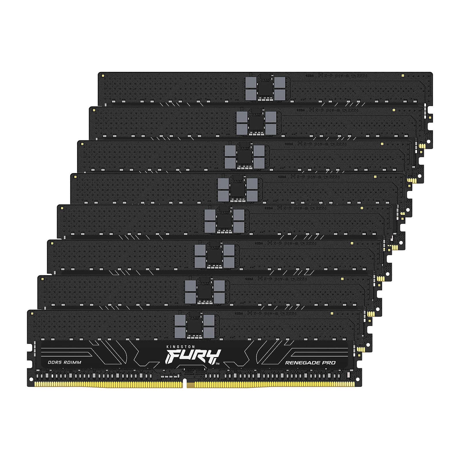 Kingston 128GB 6400 DDR5 ECC RDIMM Kit8 FURYRProE (KF564R32RBEK8-128) thumbnail