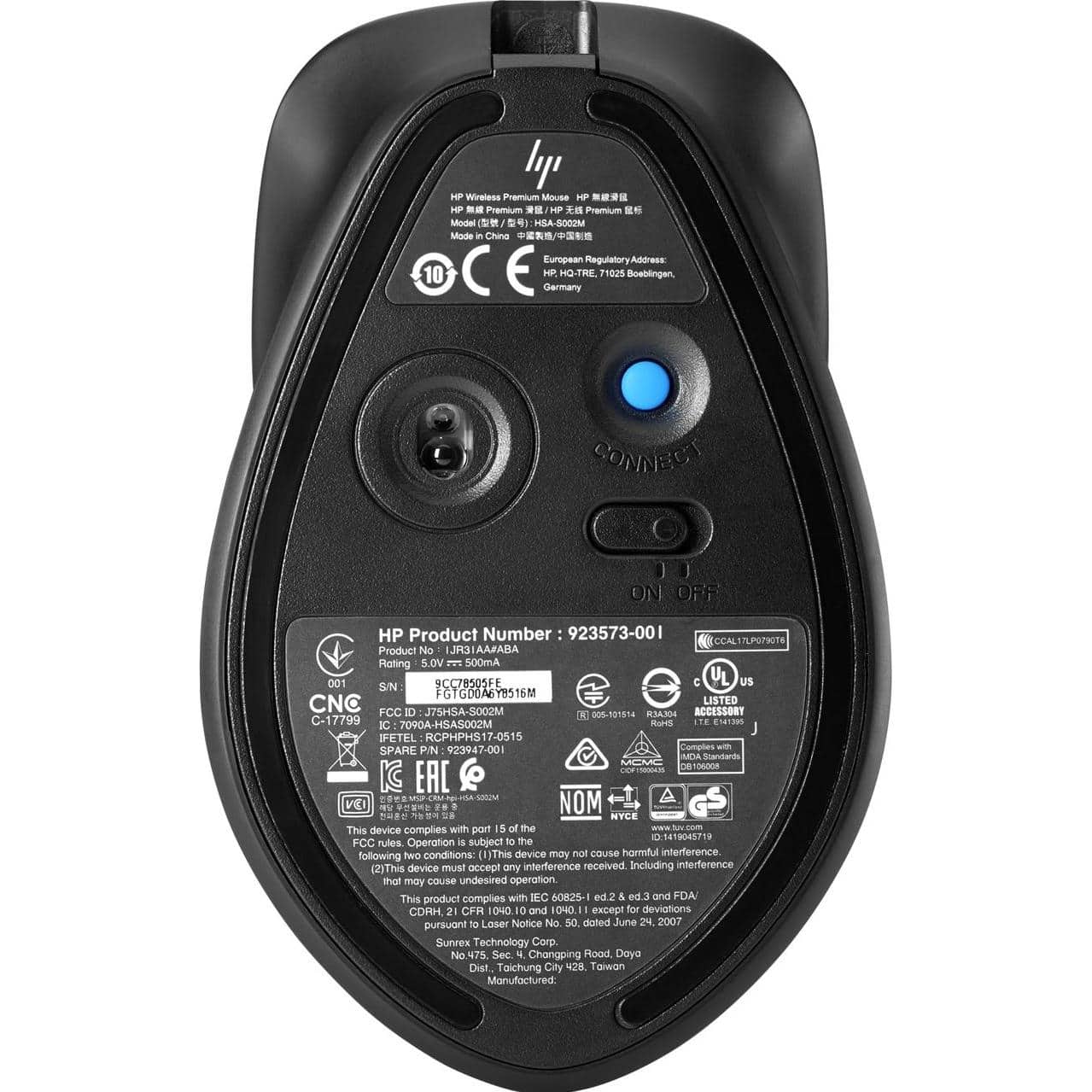 HP SPS-HP Wireless Premium Mouse (923947-001) (923947-001) thumbnail