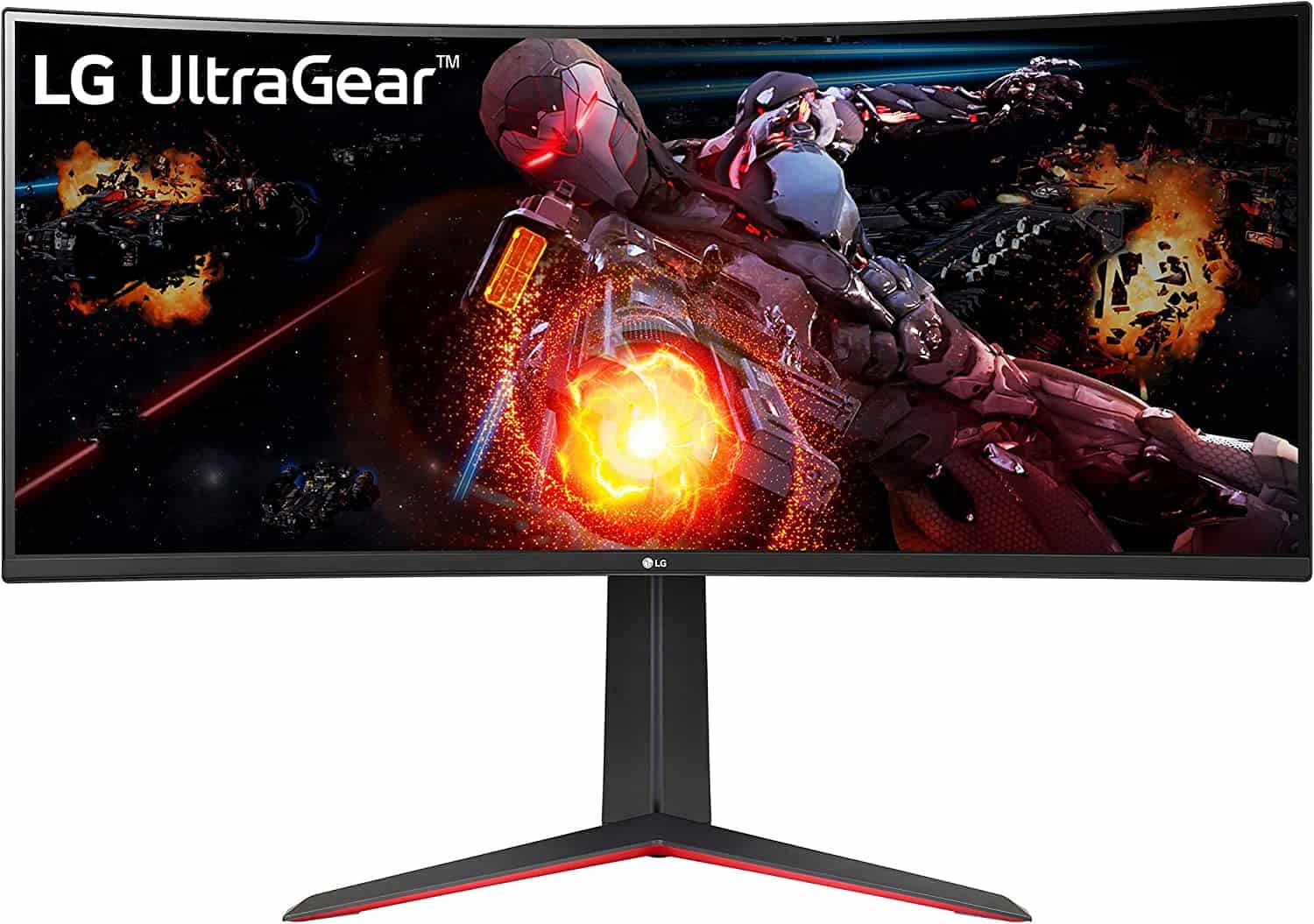 LG 34GP63AP-B LED display 86,4 cm (34) 3440 x 1440 Pixels Quad HD LCD Zwart, Rood (34GP63AP-B) thumbnail