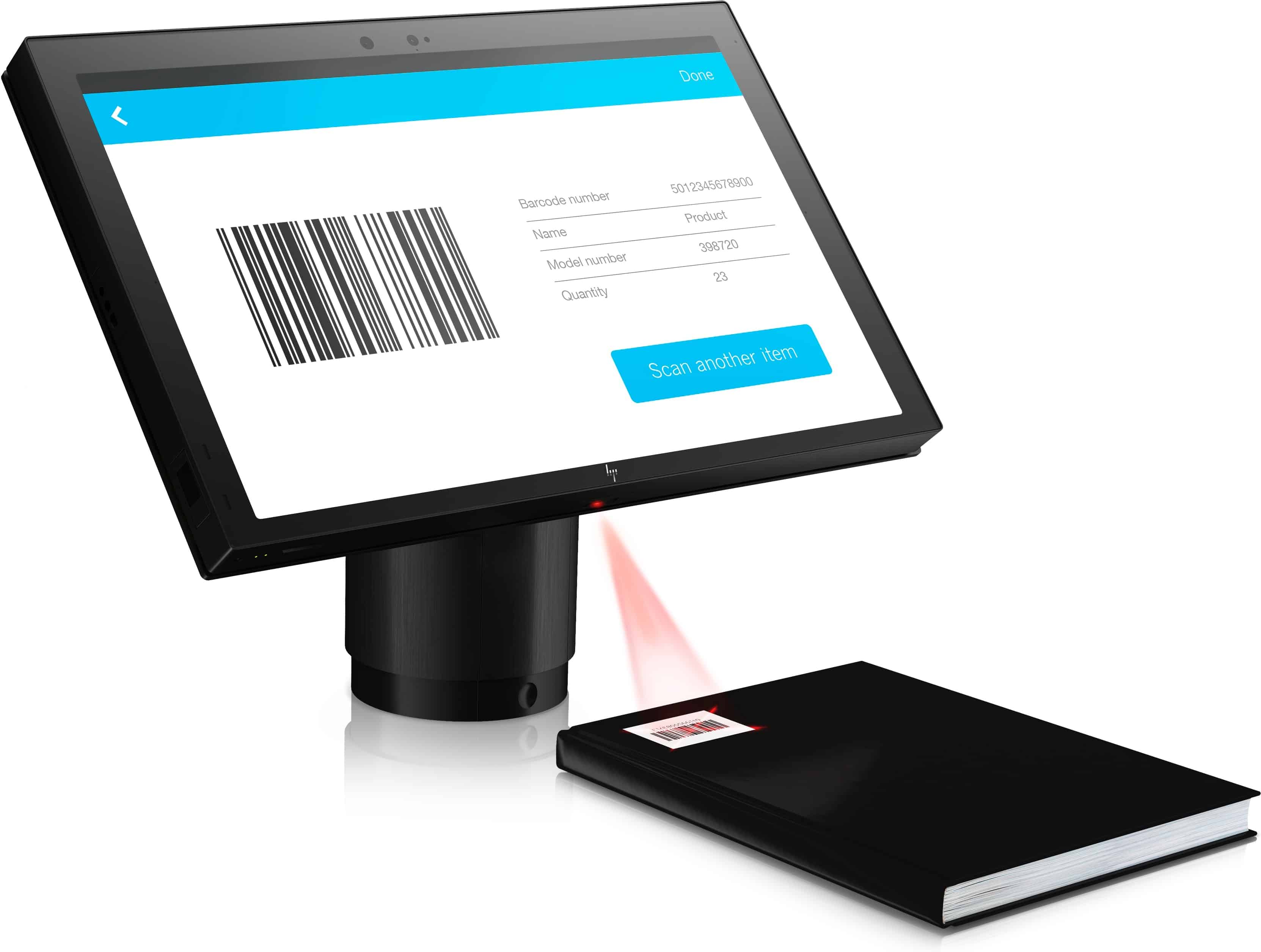 HP Engage One Pro Bar Code Scanner magnetische kaart-lezer (9YH49AA) thumbnail