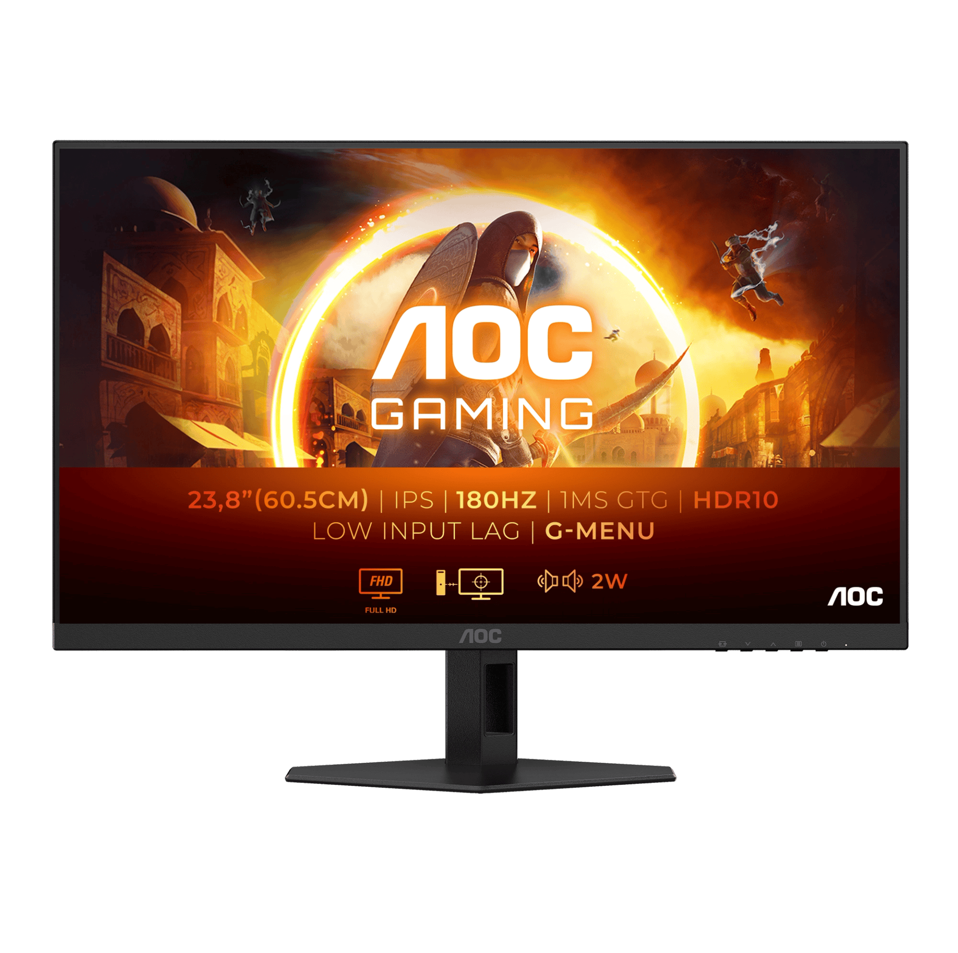 AOC Gaming 24G4XE 24 1920 x 1080 (Full HD) HDMI DisplayPort 180Hz (24G4XE) thumbnail