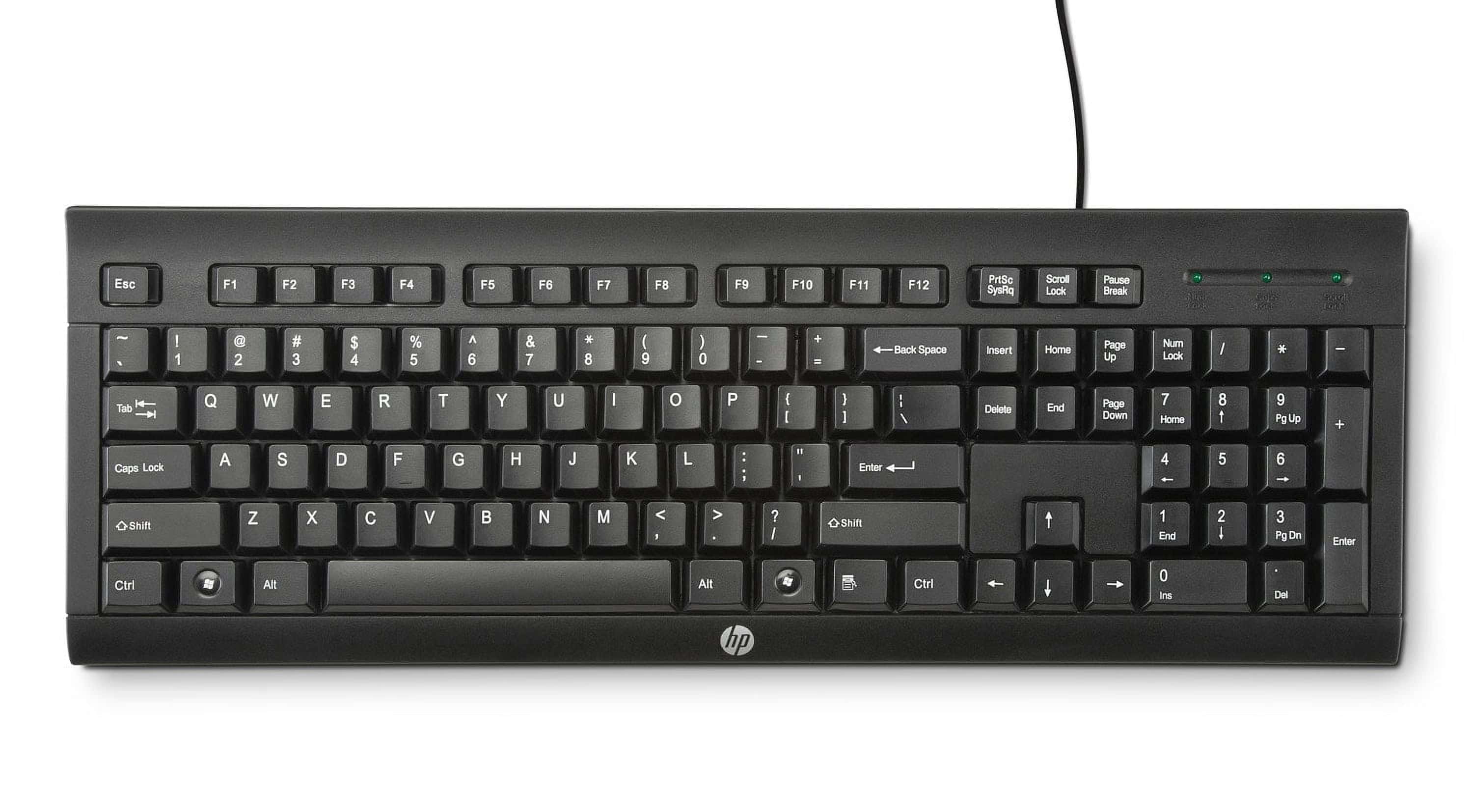 HP BLK GLRS Wired USB KBD US layout ITL (801526-062) thumbnail