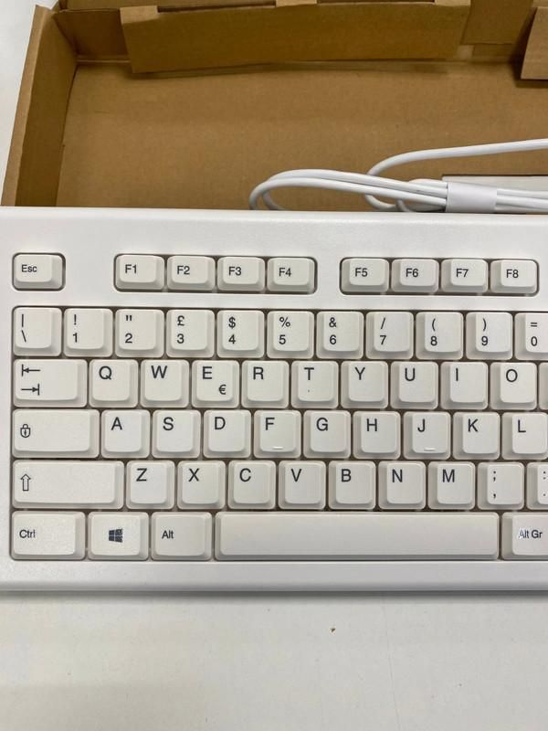 HP WHT UNVRSL Katydid wired USB KBD ITL (904367-061) thumbnail