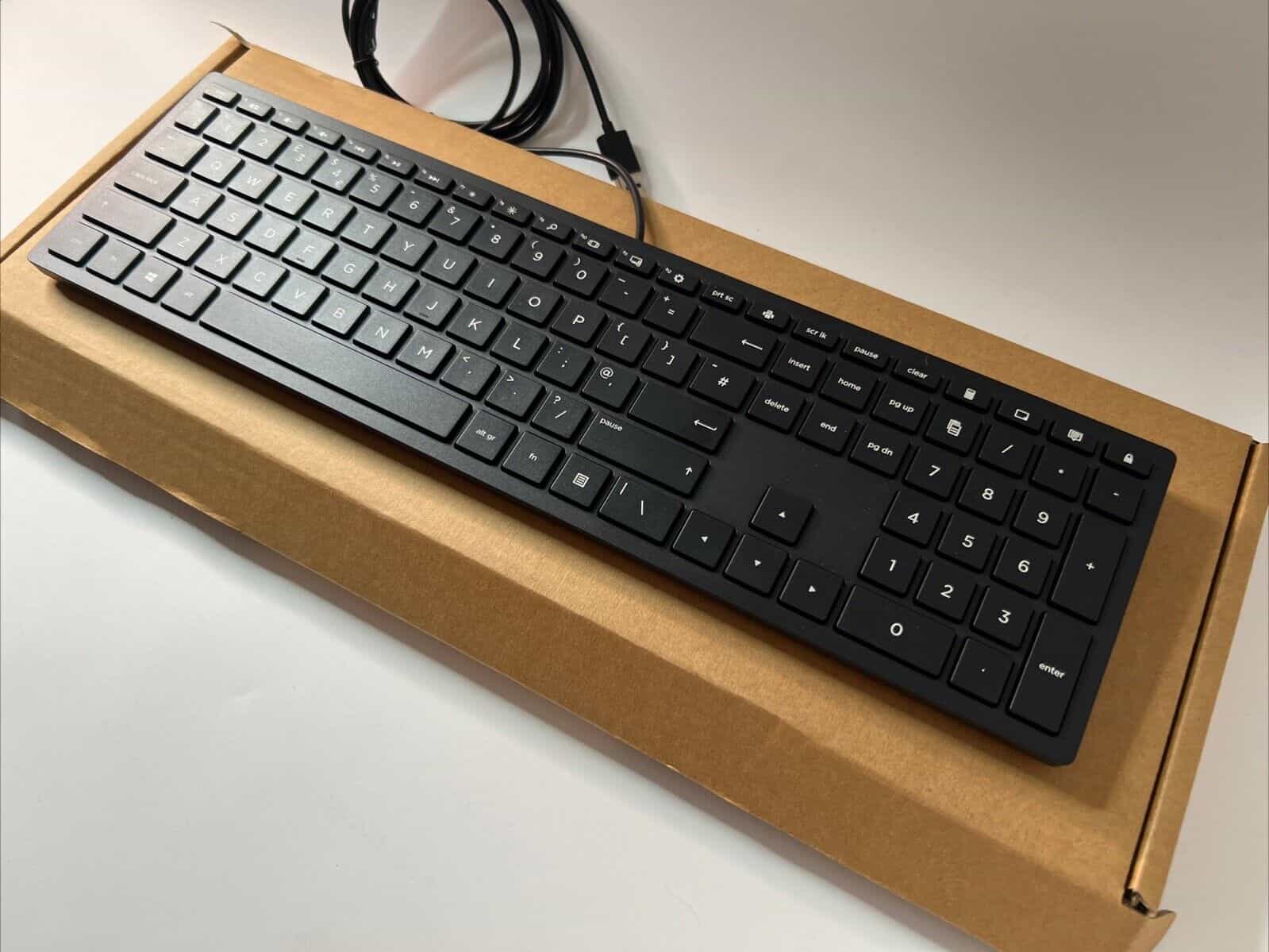 HP BLK Cheddar wired USB KBD UK (928922-031) thumbnail