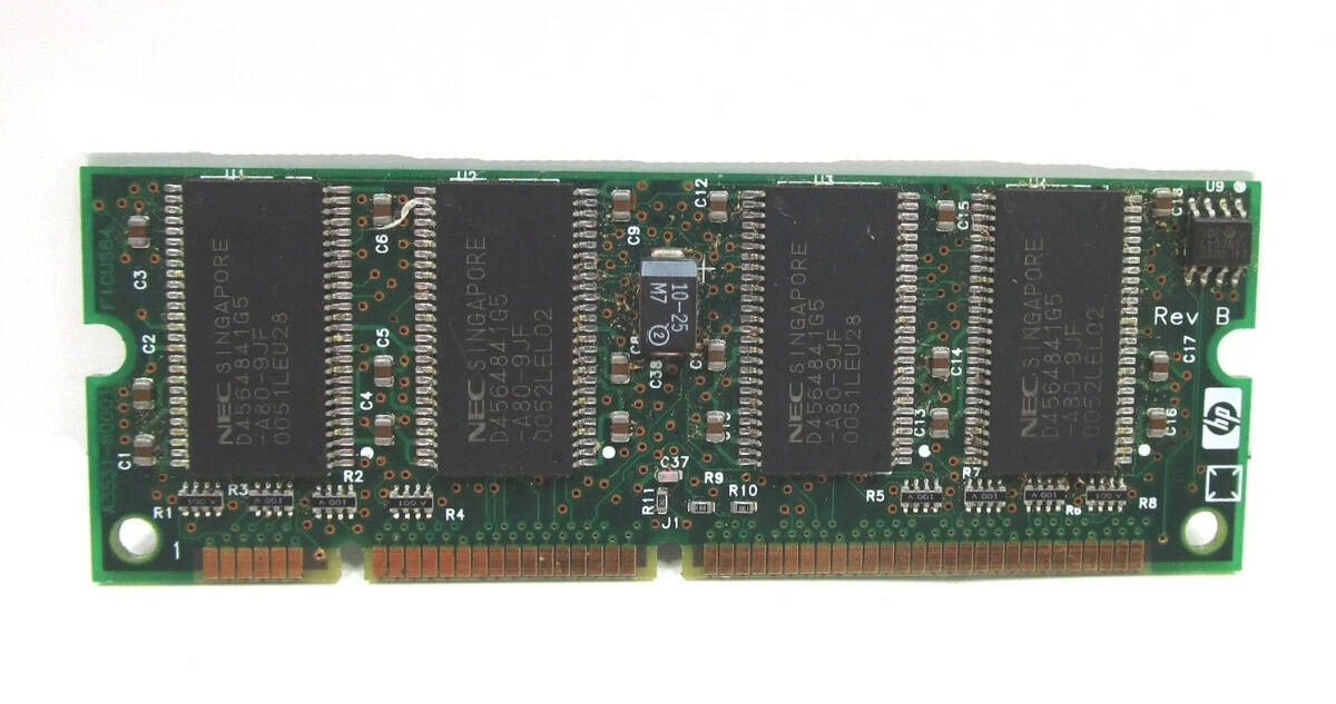 HP 32MB SDRAM - 100MHz Synchronous DRAM (A3874-60001) thumbnail