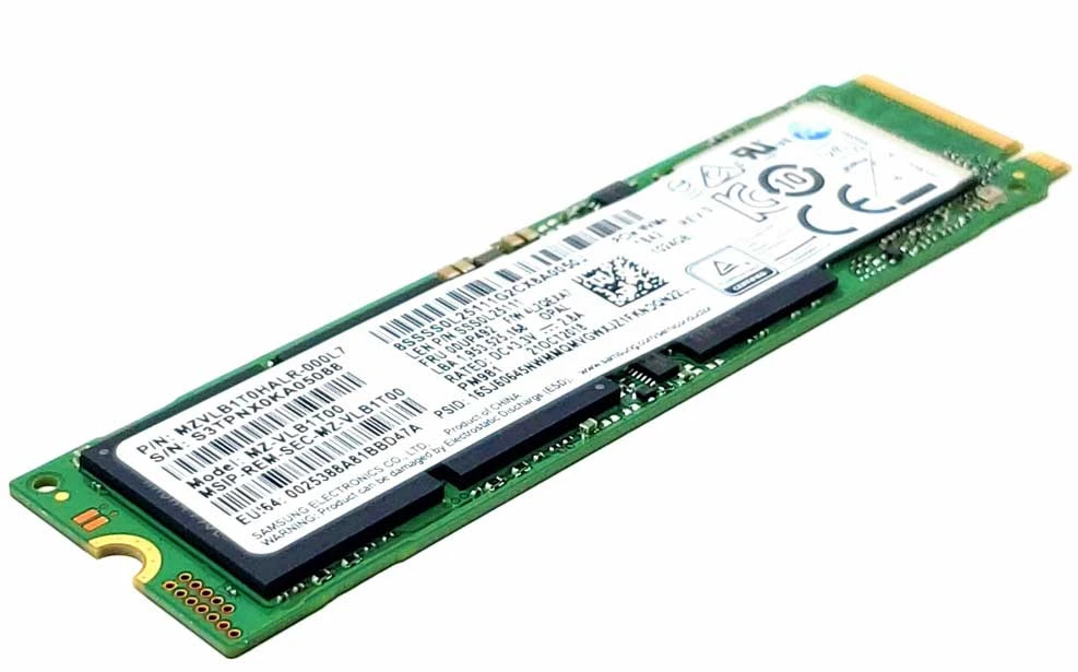HP SPS-SSD 1TB 2280PCIe-3x4NVMeTLC 2Side (L37642-001) thumbnail