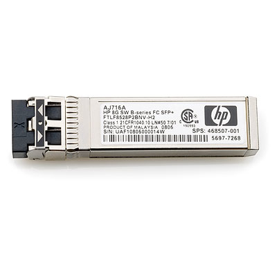 Hewlett Packard Enterprise C-series 10GbE SR SFP+ netwerk transceiver module Vezel-optiek 10000 Mbit/s SFP+ 850 nm (AP783A) thumbnail