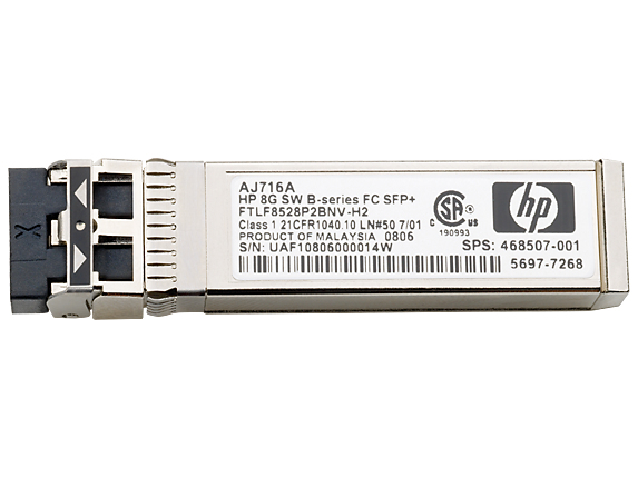 Hewlett Packard Enterprise B-series 10GbE Short Wave SFP+ Transceiver netwerk transceiver module Vezel-optiek 10000 Mbit/s SFP+ 850 nm (AP823A) thumbnail