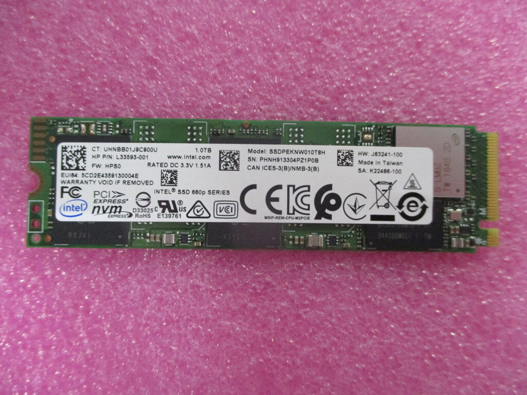 HP GNRC, SSD 1TB PCIe NVMe Value (L57050-800) thumbnail