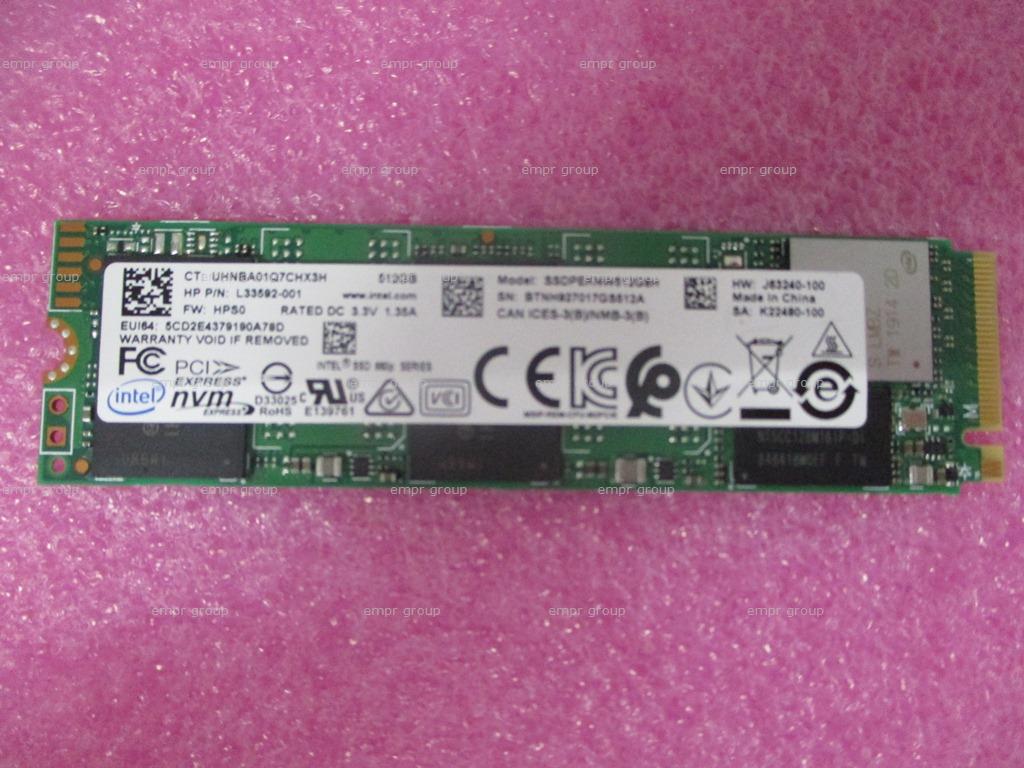 HP SPS-SSD M.2 2280 BC501 512GB Gen 3x2 (L71934-001) thumbnail